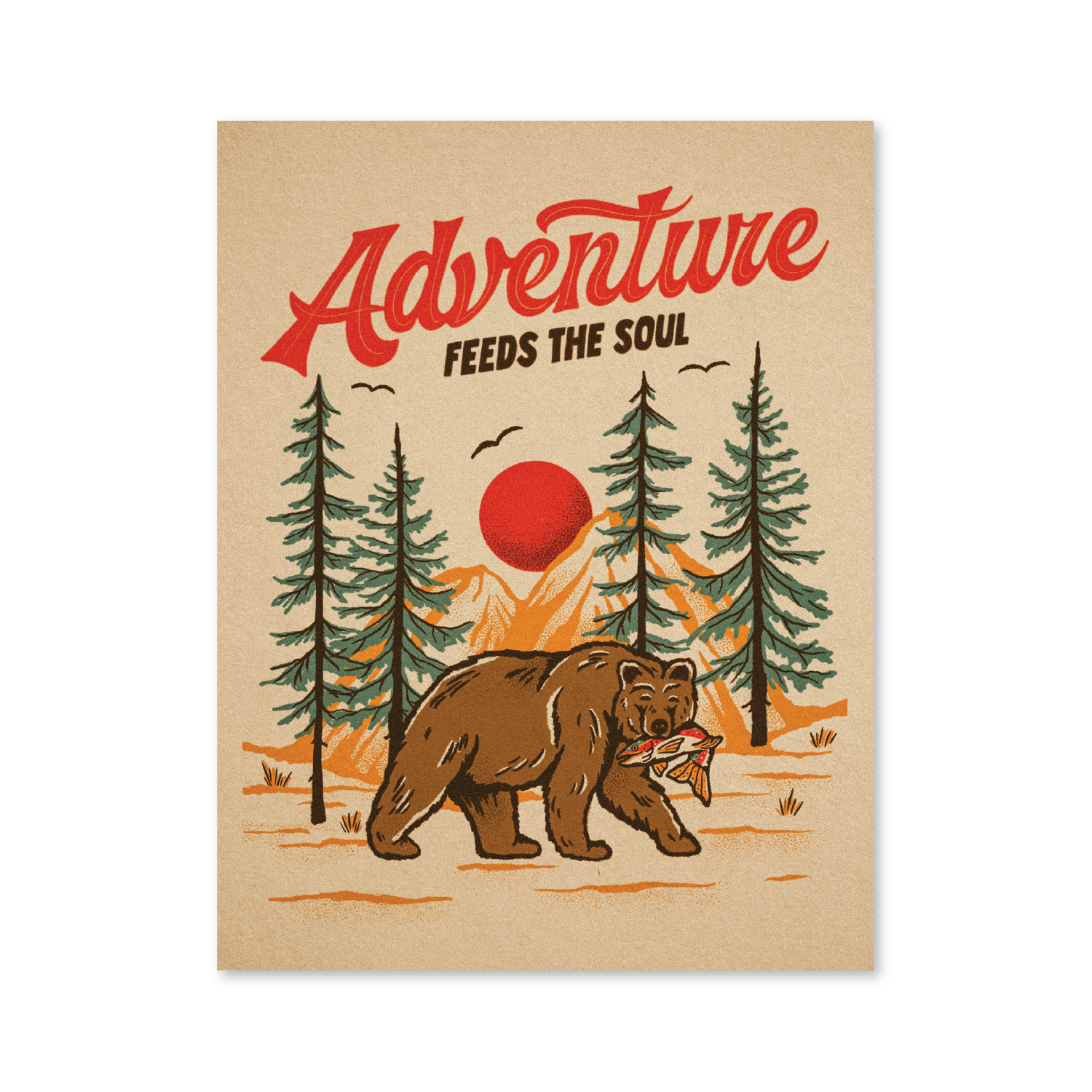 Adventure Feeds The Soul Print