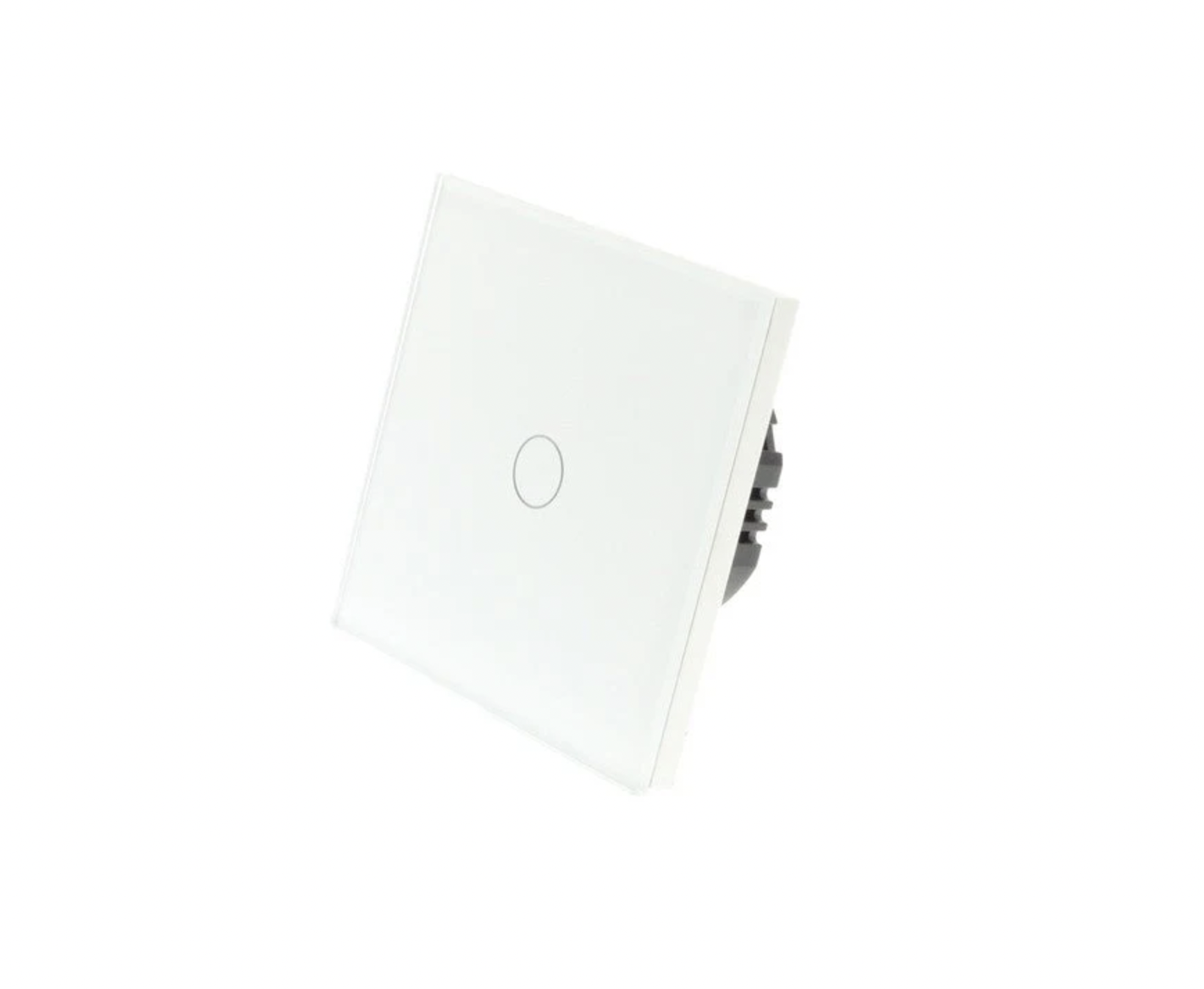 Luxury Glass Smart Touch Light Switch - White