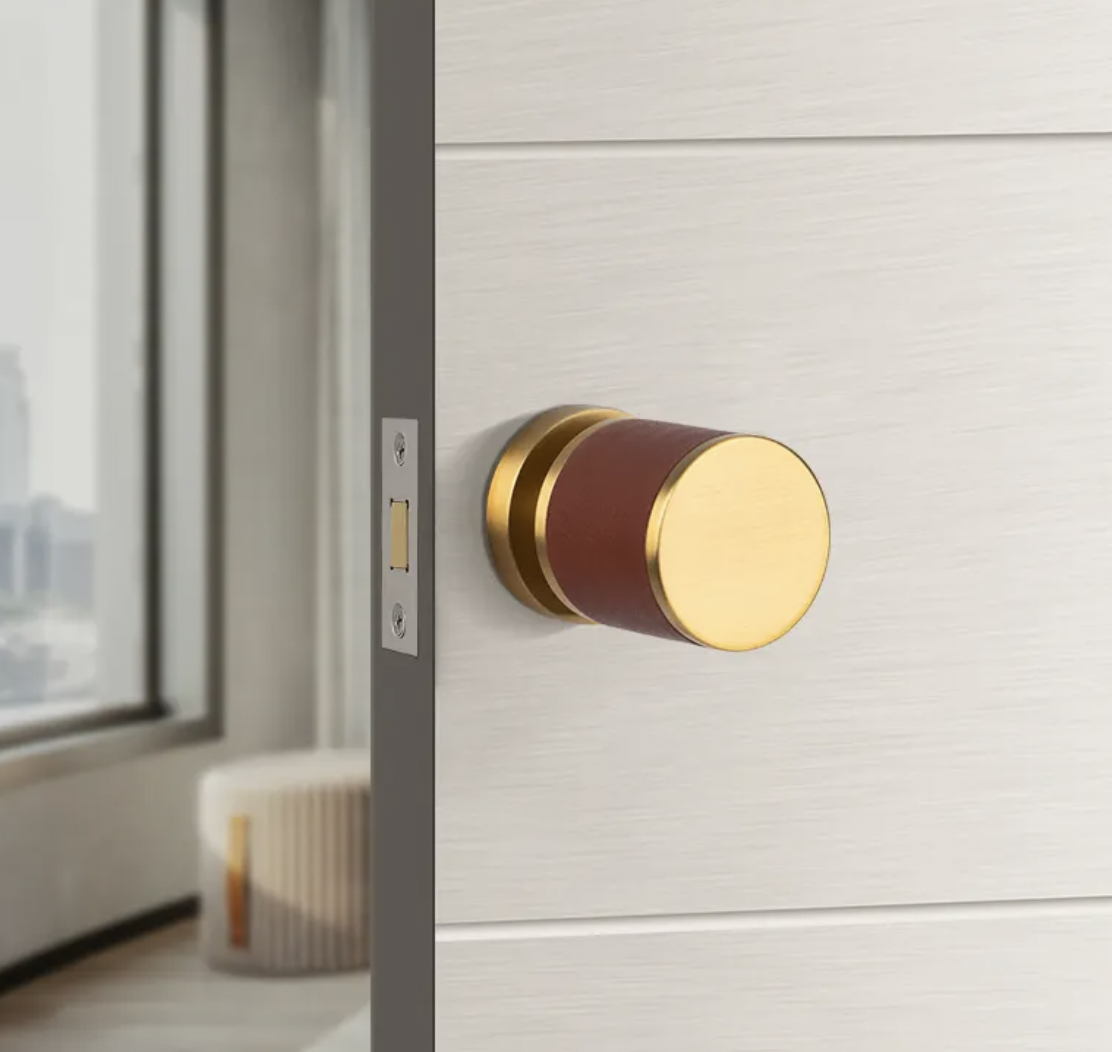 Knightsbridge - Luxury Leather Door Knob