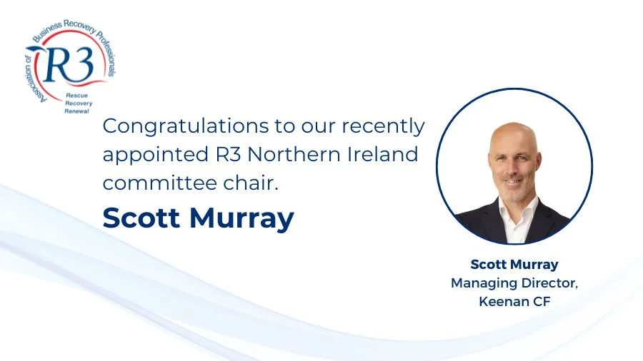 Scott Murray is Appointed as Chair of R3 Northern Ireland Committee