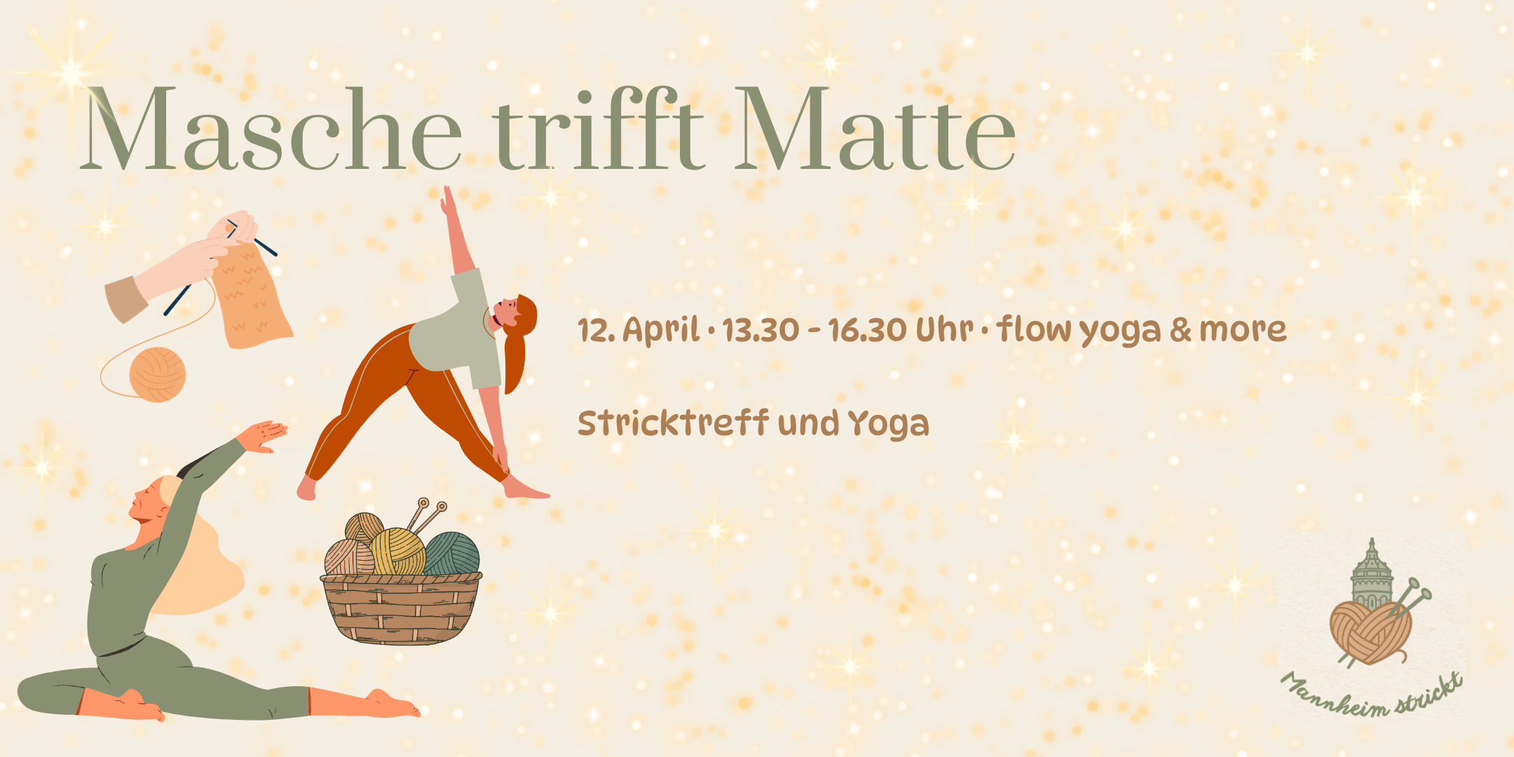Masche x Matte | Yoga & Stricknachmittag im flow