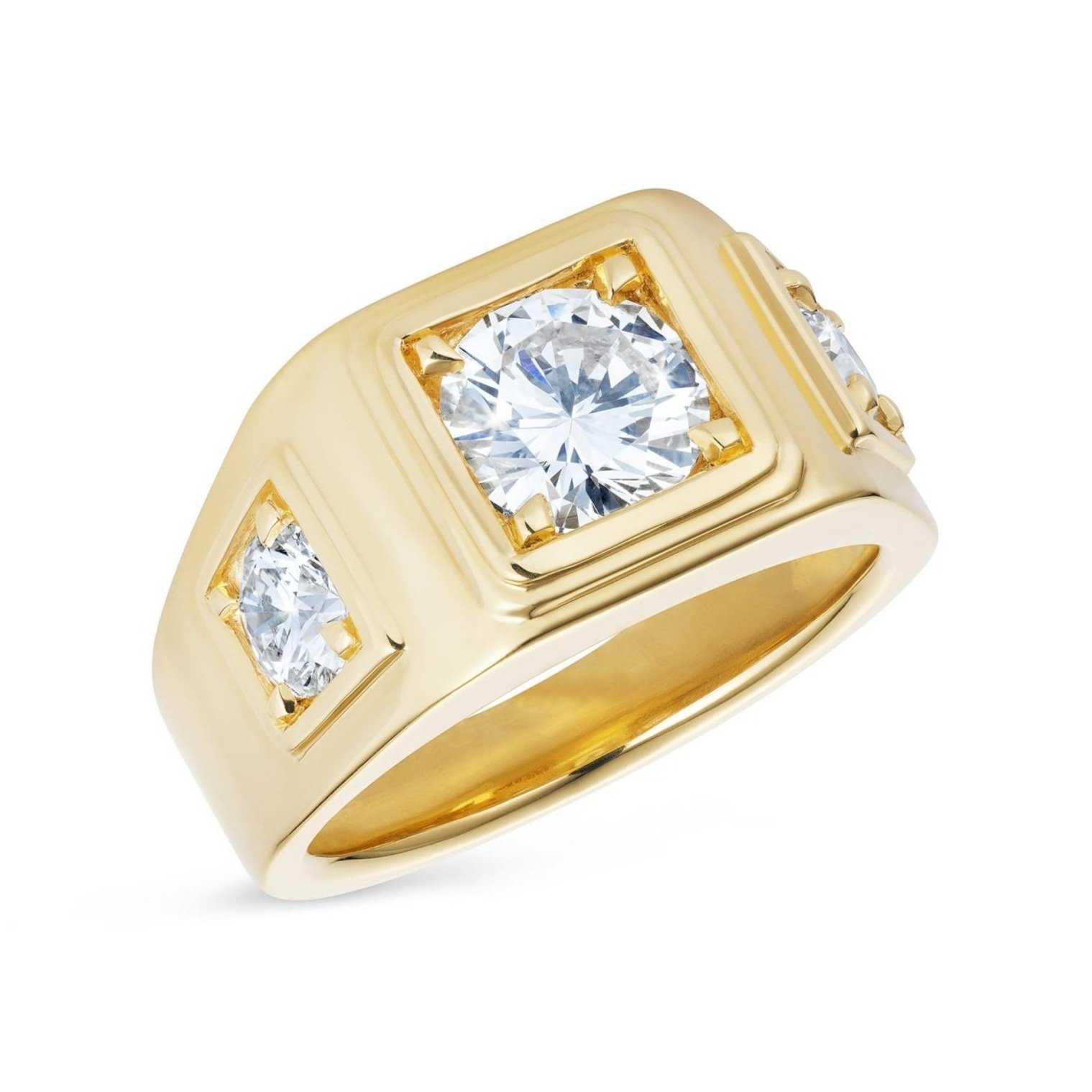 The Three-Stone II engagement ring product shot