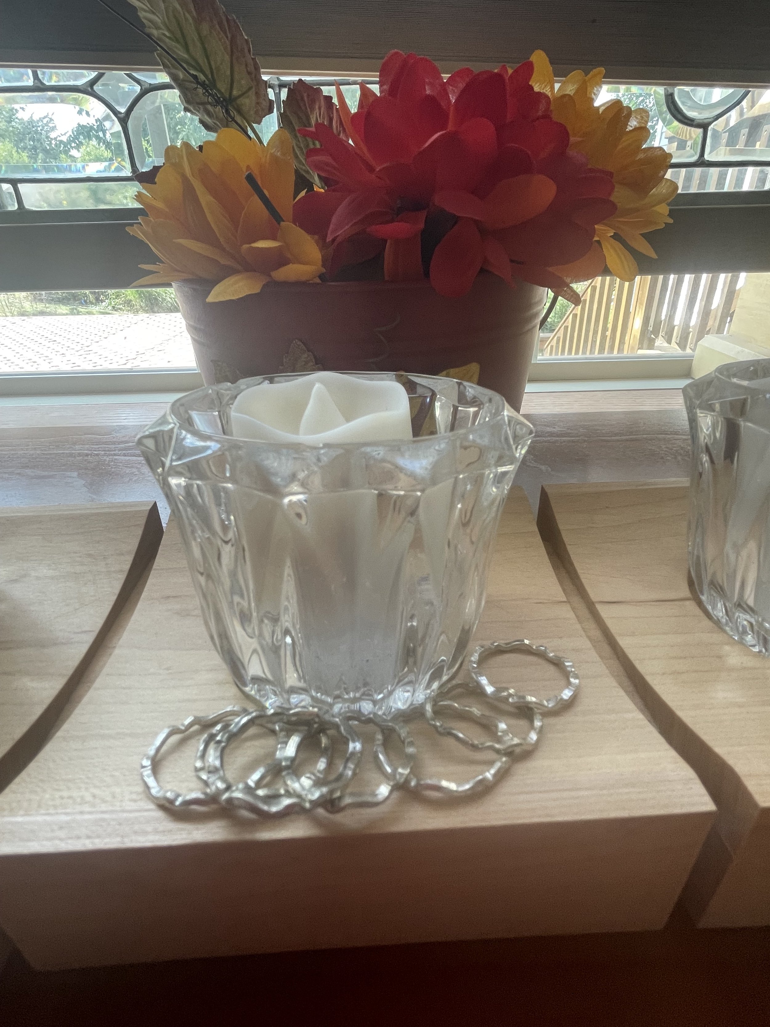 Silver plated stacking rings