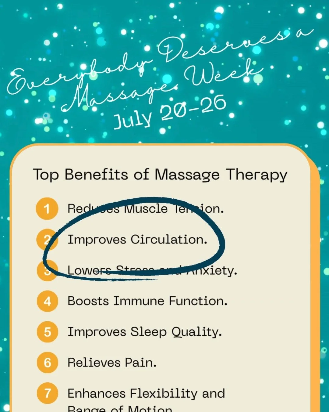 To celebrate EveryBody Deserves a Massage Week we're breaking down why exactly massage rocks!

Massage is not just skin deep, and has so many benefits beneath the surface. 

@abmpmassage #massage #massagetherapy #sfmassage #bodywork #bayareamassage #