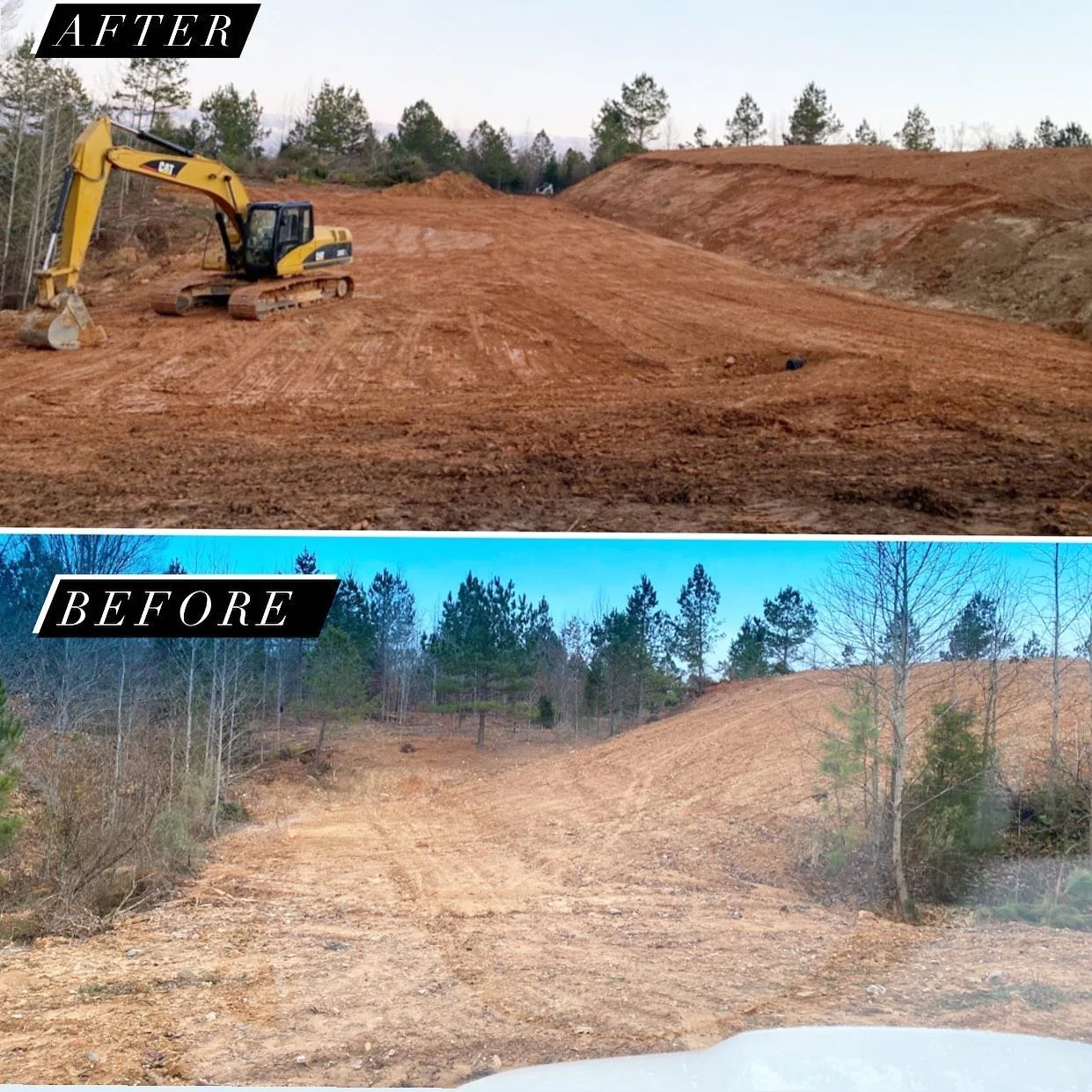 Cleared, excavated and rough graded. Ready for construction!👌