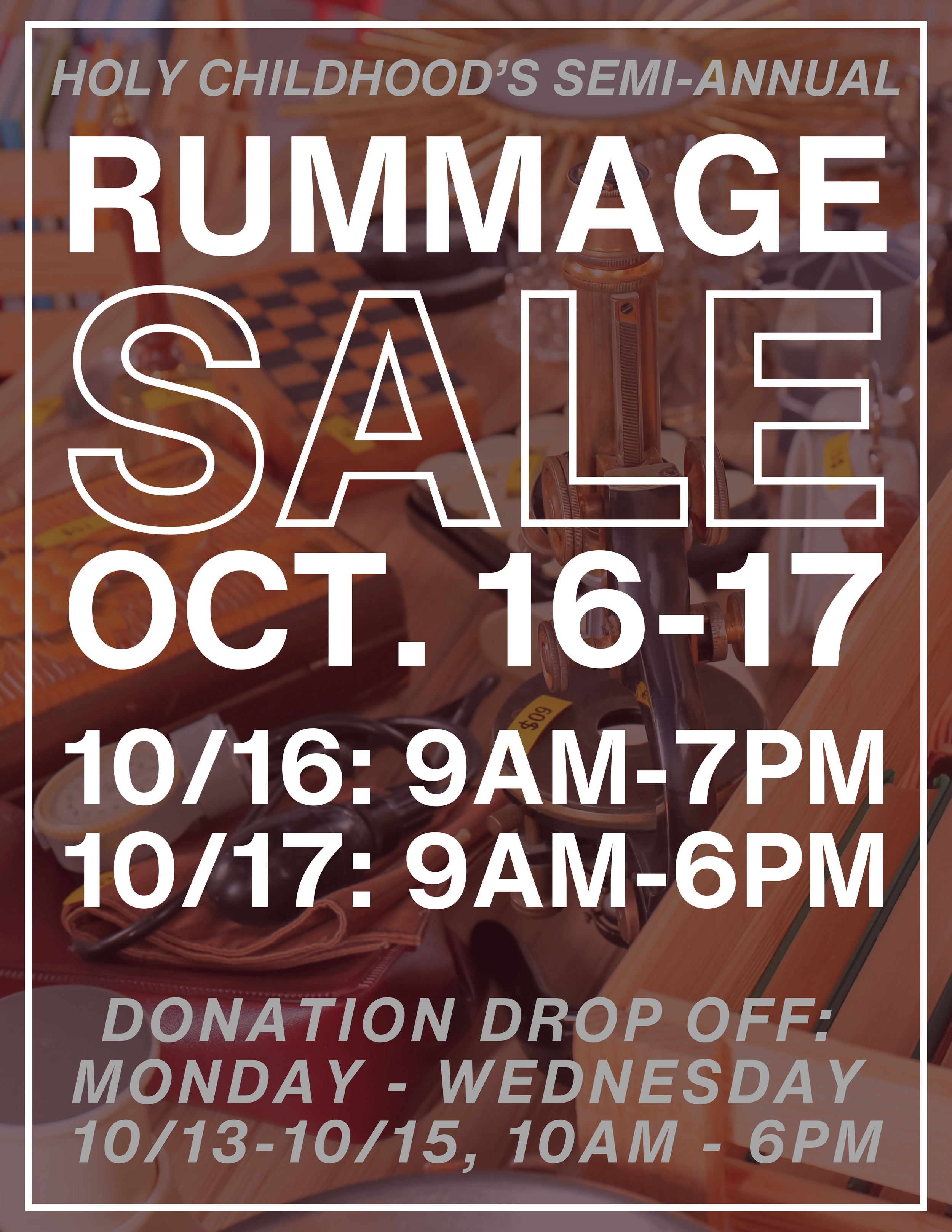 Fall Rummage Sale