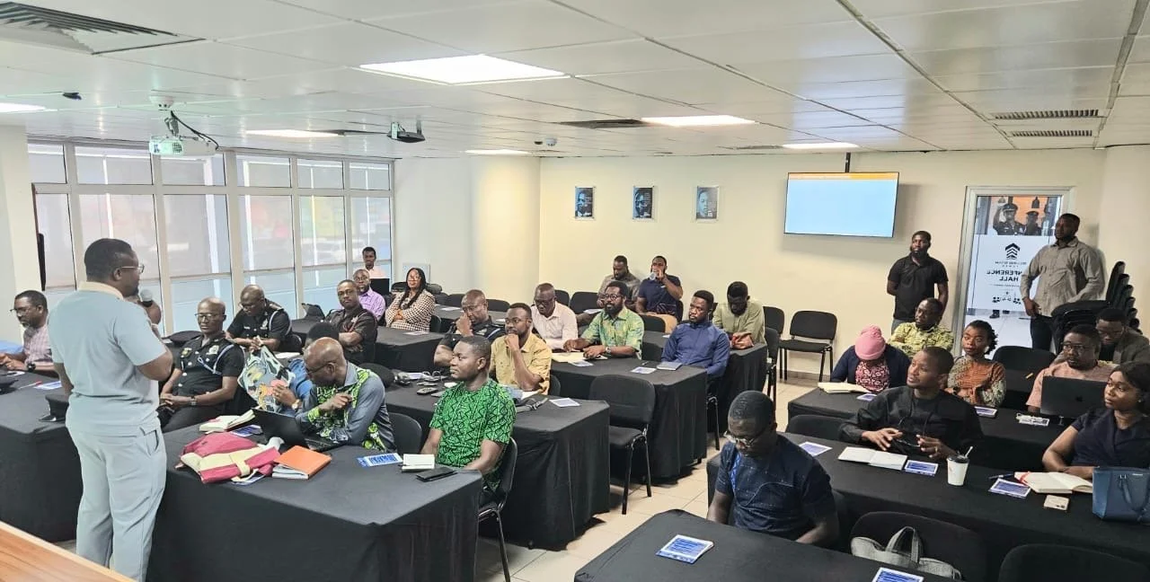 A conference meeting at Silver Star Tower Ltd Airport City Accra