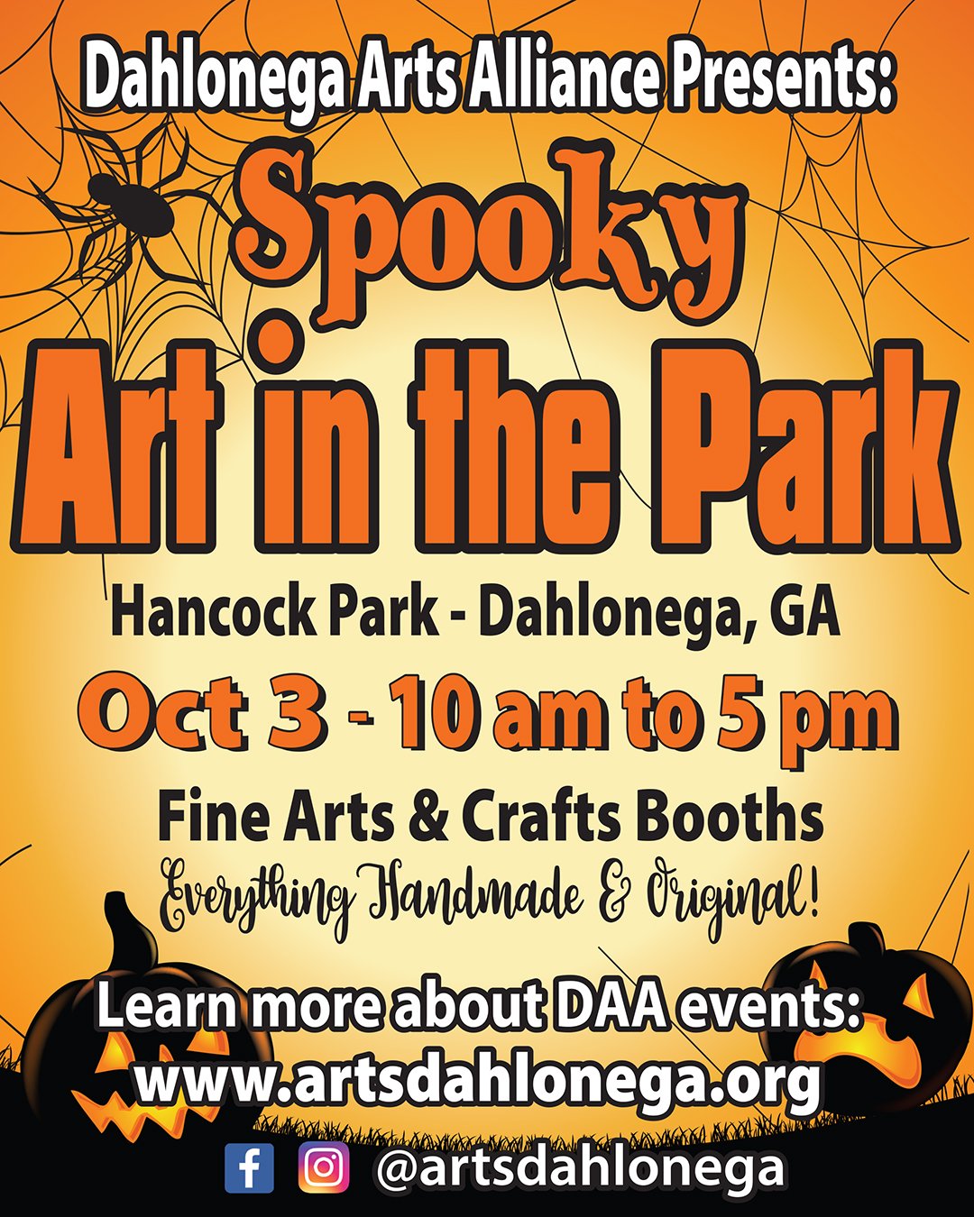 DAA Spooky Art in the Park