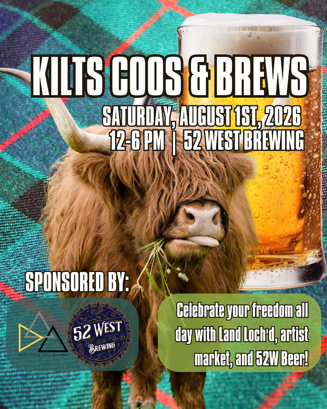 DAA Kilts Coos &amp; Brews Art Market