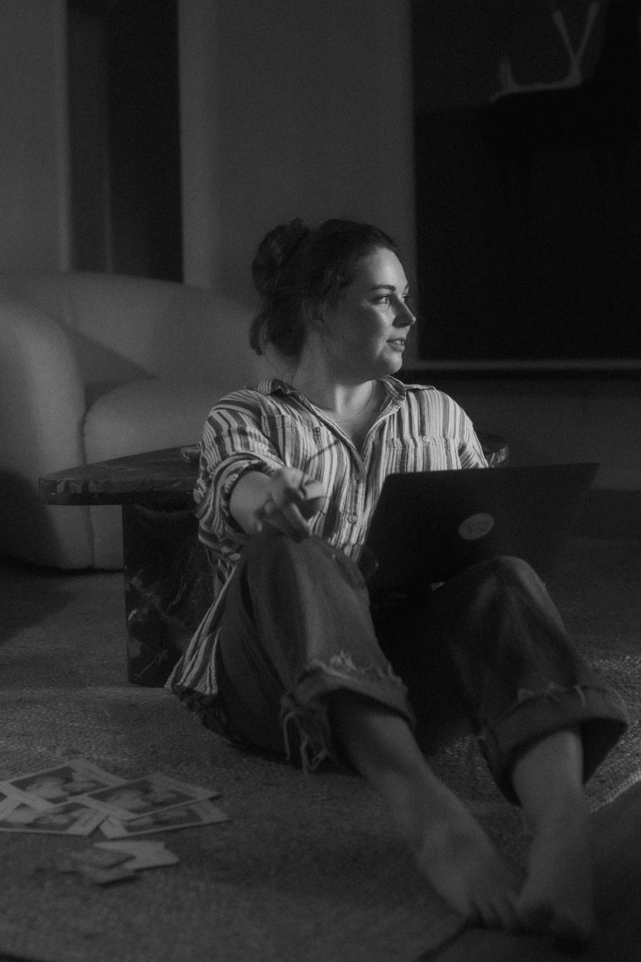 Electric Rose Headshot of the CEO on the floor - based in Nashville, TN