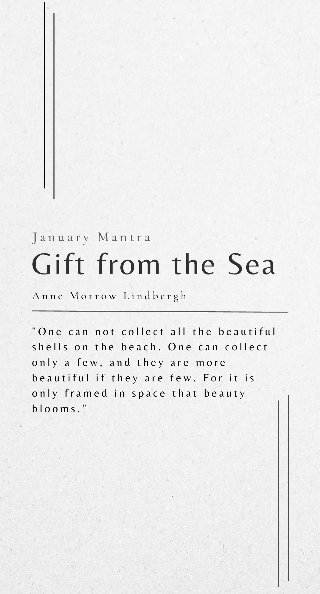 Ginkgo Box Mantra Card