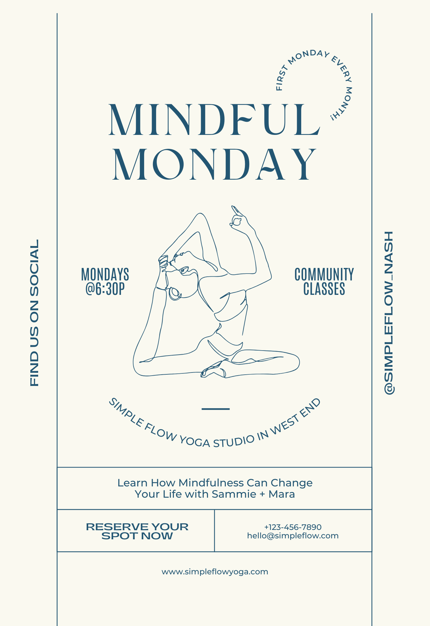 Electric Rose case study flier for Simple Flow - based in Nashville, TN