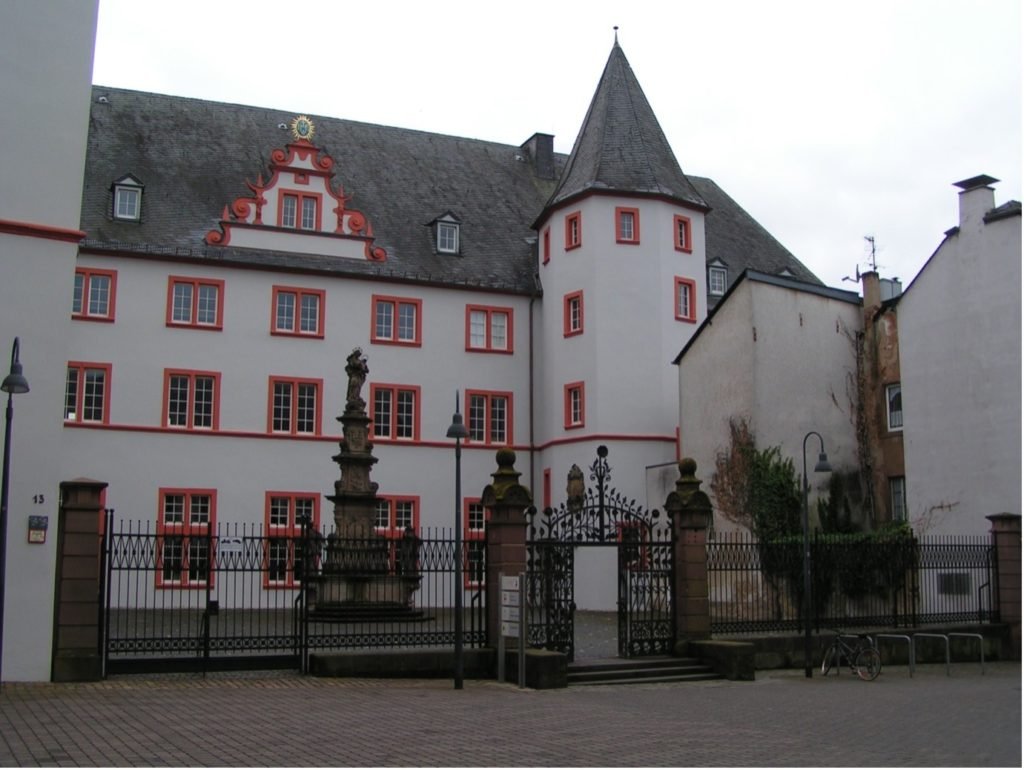 Jesuit home, Dietrichstrasse Trier, formerly house where Fanny stayed