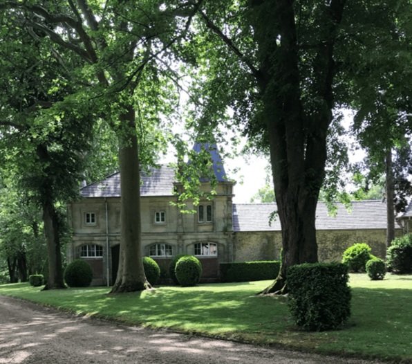 In the grounds of the Chateau de Mouchy