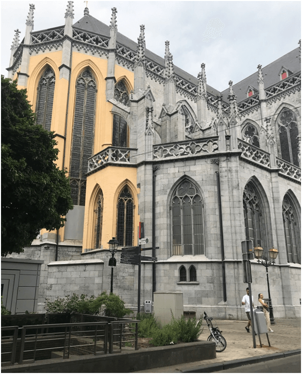 Cathedral of St. Paul – the original cathedral had been burnt down in the
French Revolution so St. Paul’s was elevated to become the Cathedral of Liège