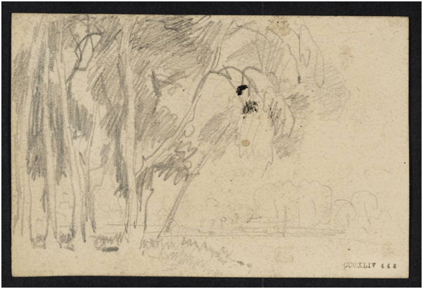 The books and this drawing are in the Tate, London