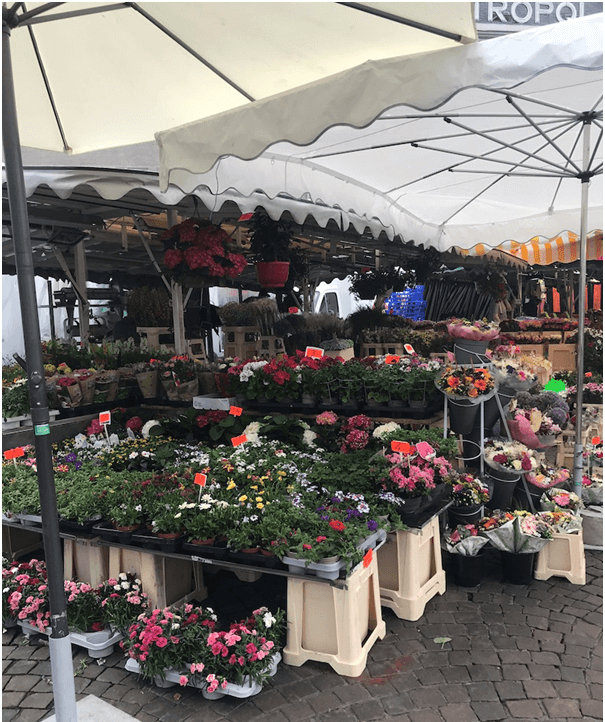 Another stall in marketplace, Bonn