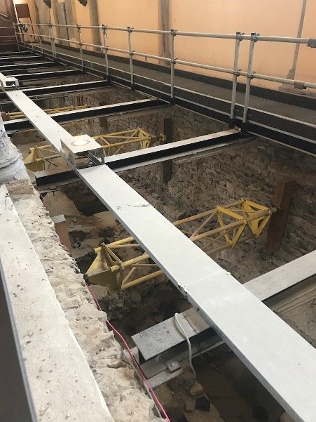 Excavations in the cathedral