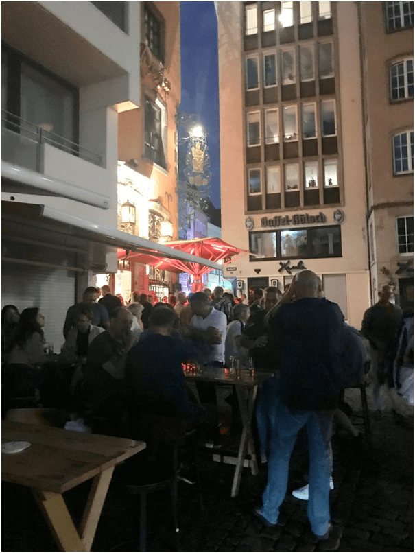 Evening in Cologne