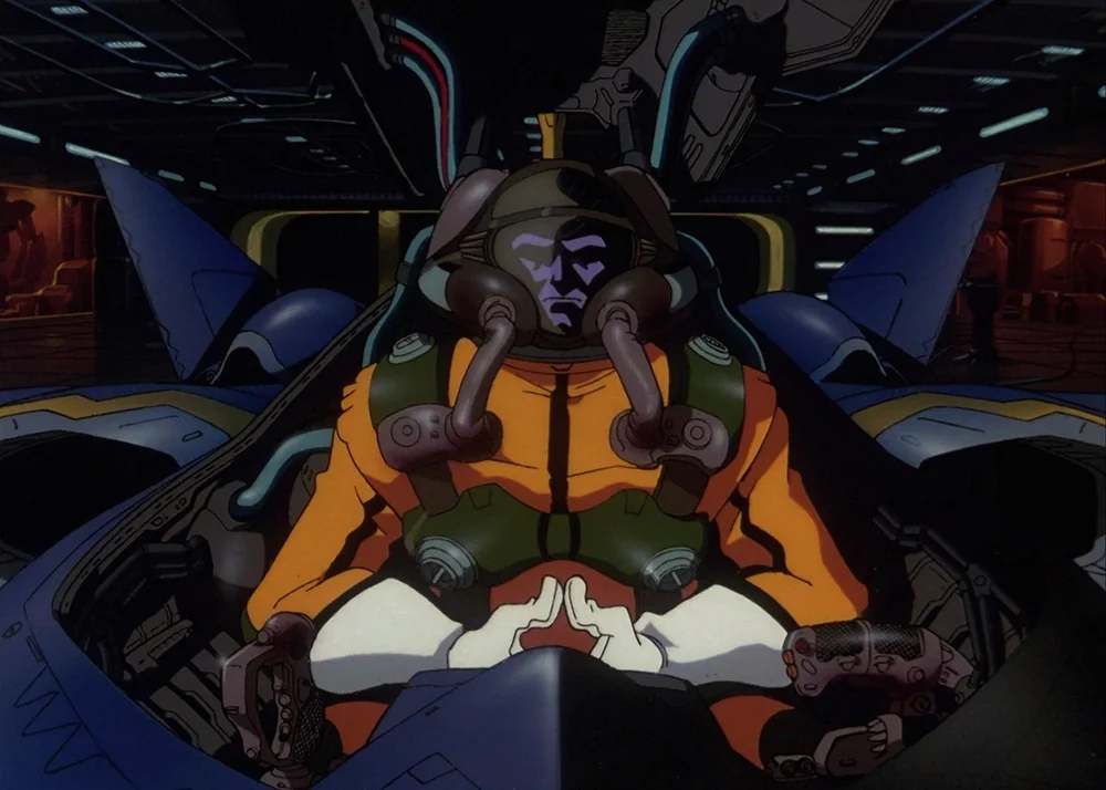 Mechanical Designers: Shôji Kawamori &amp; Kazutaka Miyatake / Key Animation: Hideaki Anno