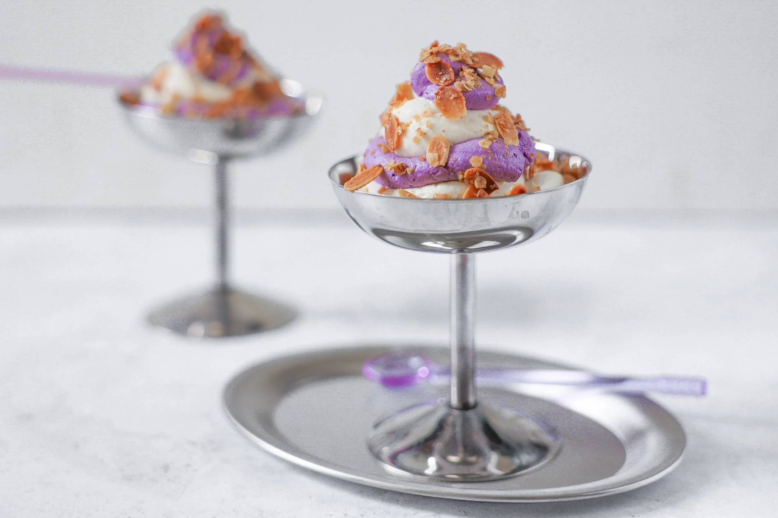 Rezept für Cheesecake Ube Creme