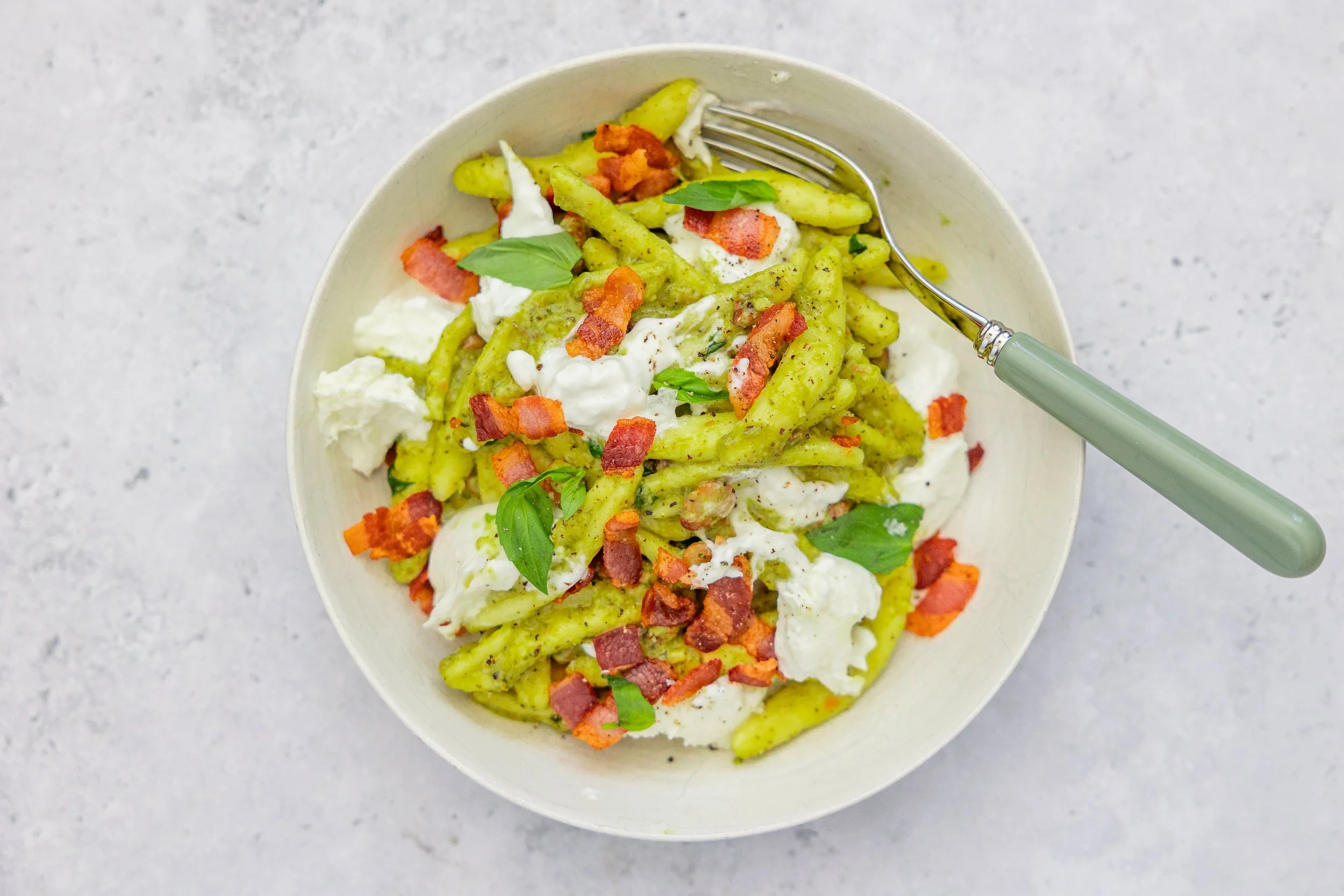 Rezept für einfache Frühlingspasta