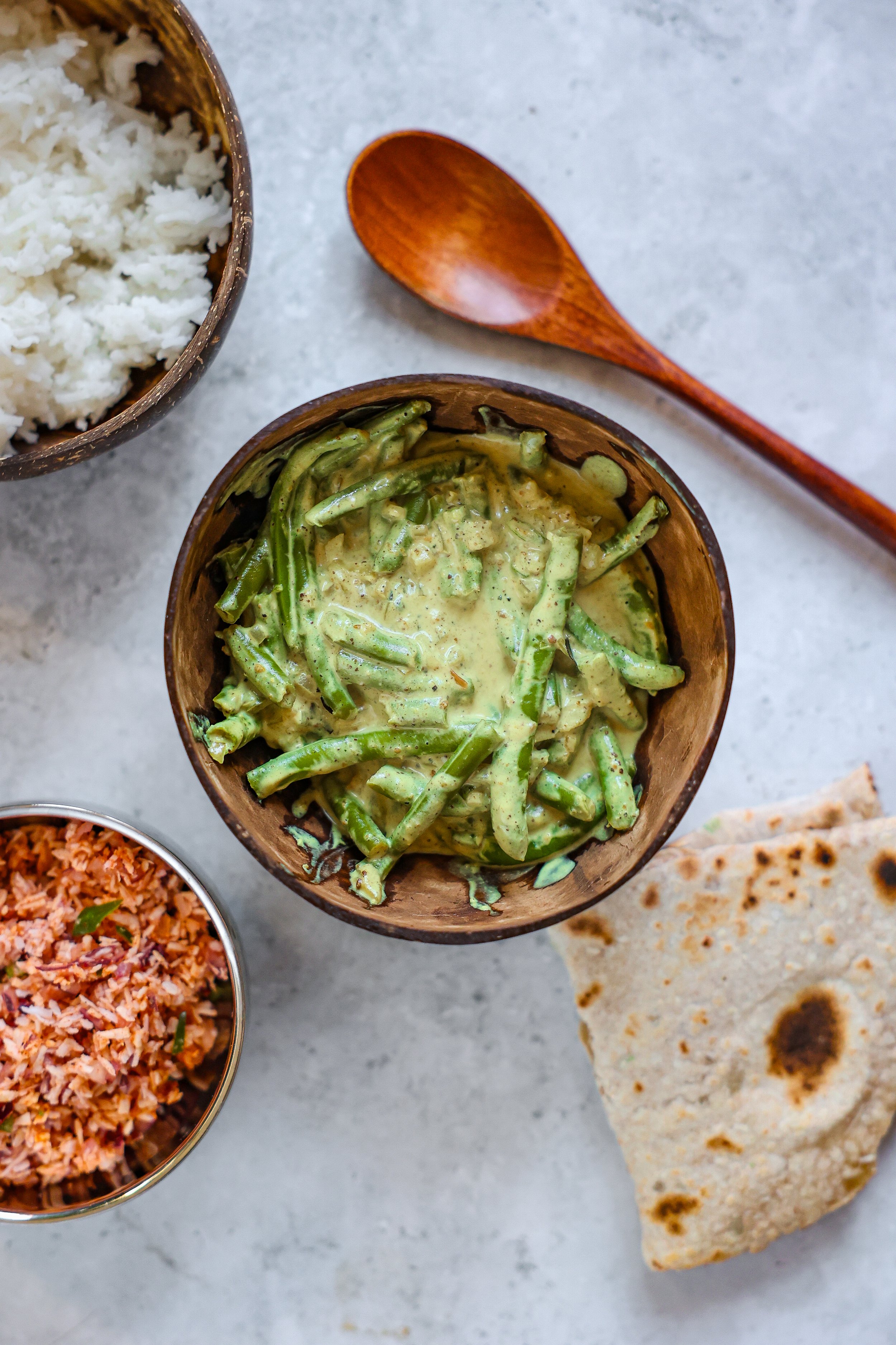 Rezept für Sri-lankisches Bohnen Curry
