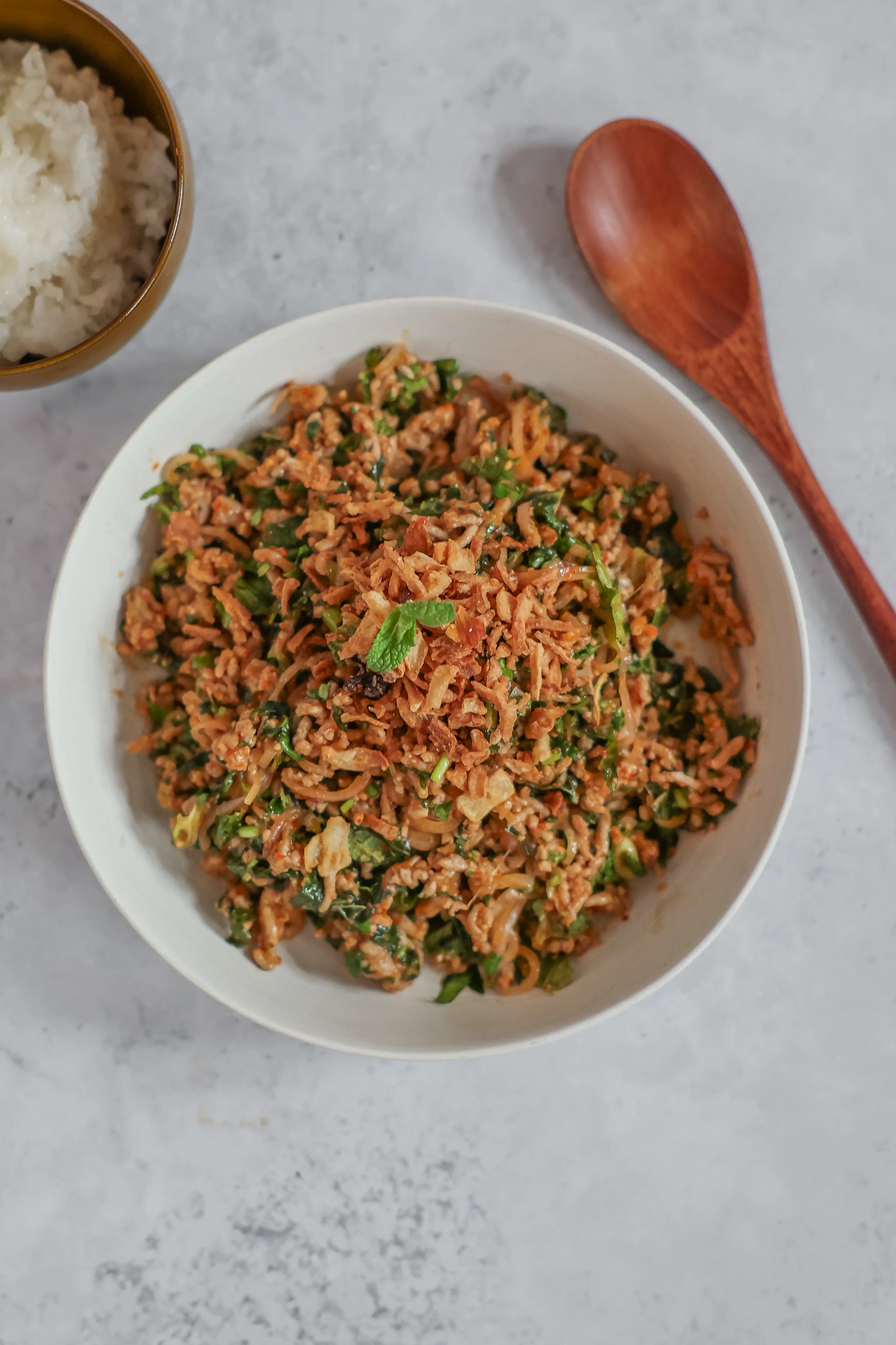 Einfaches Rezept für Larb (Laab)