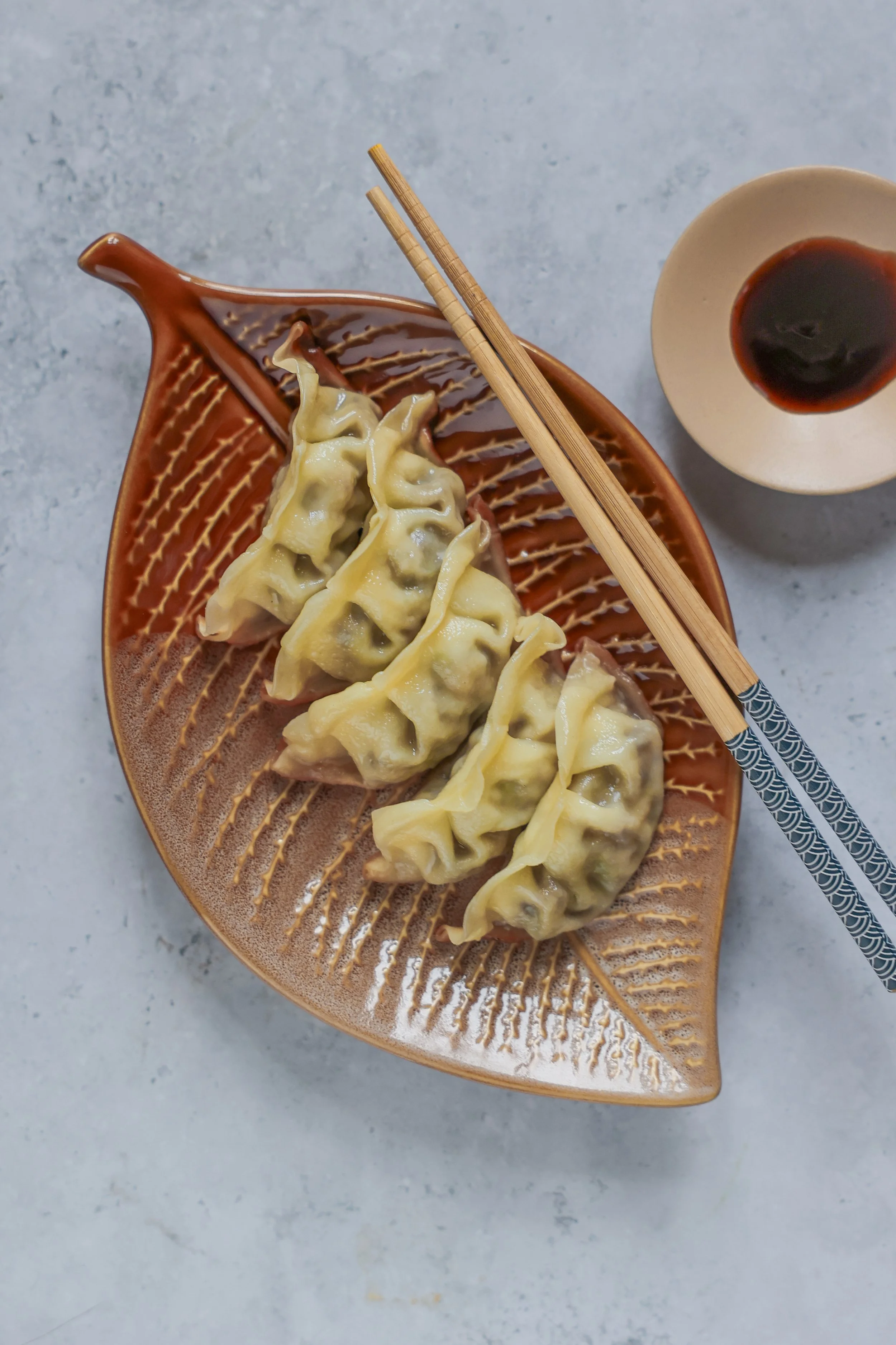 Rezept für vegetarische Gyoza