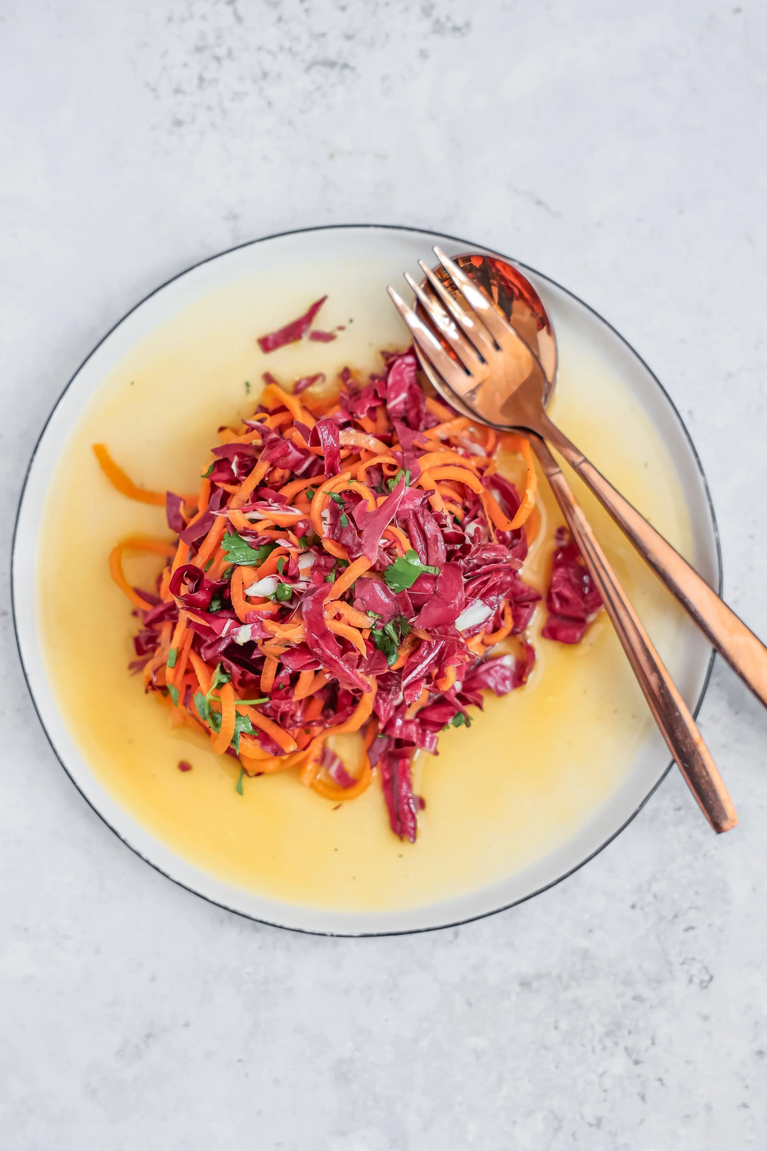 Coleslaw mit Maracuja Dressing