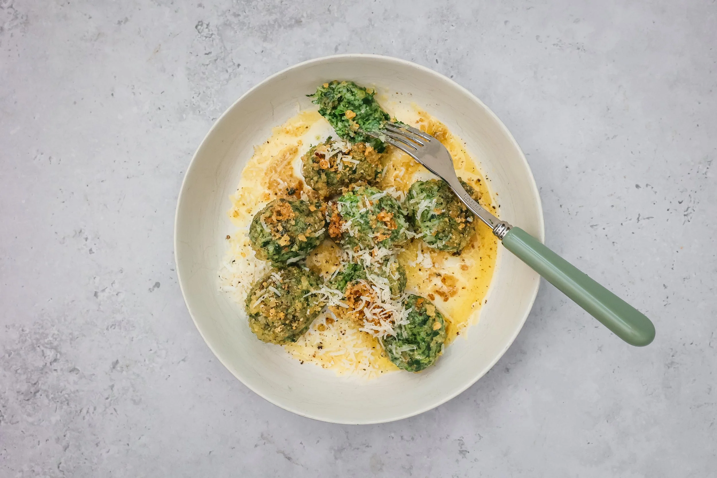 Rezept für Spinat Käse Gnocchi