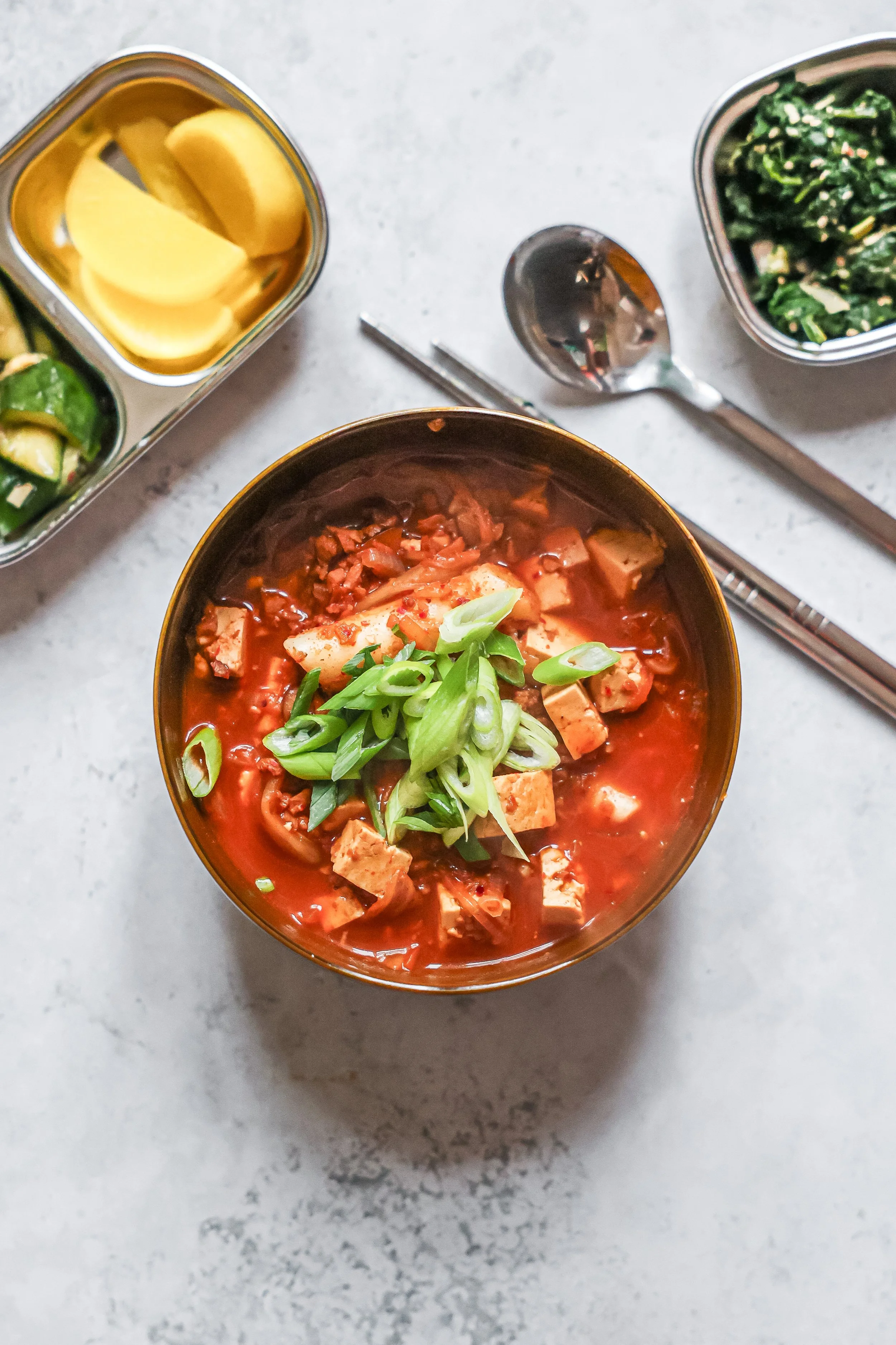 Einfaches Rezept für Kimchi Jijae