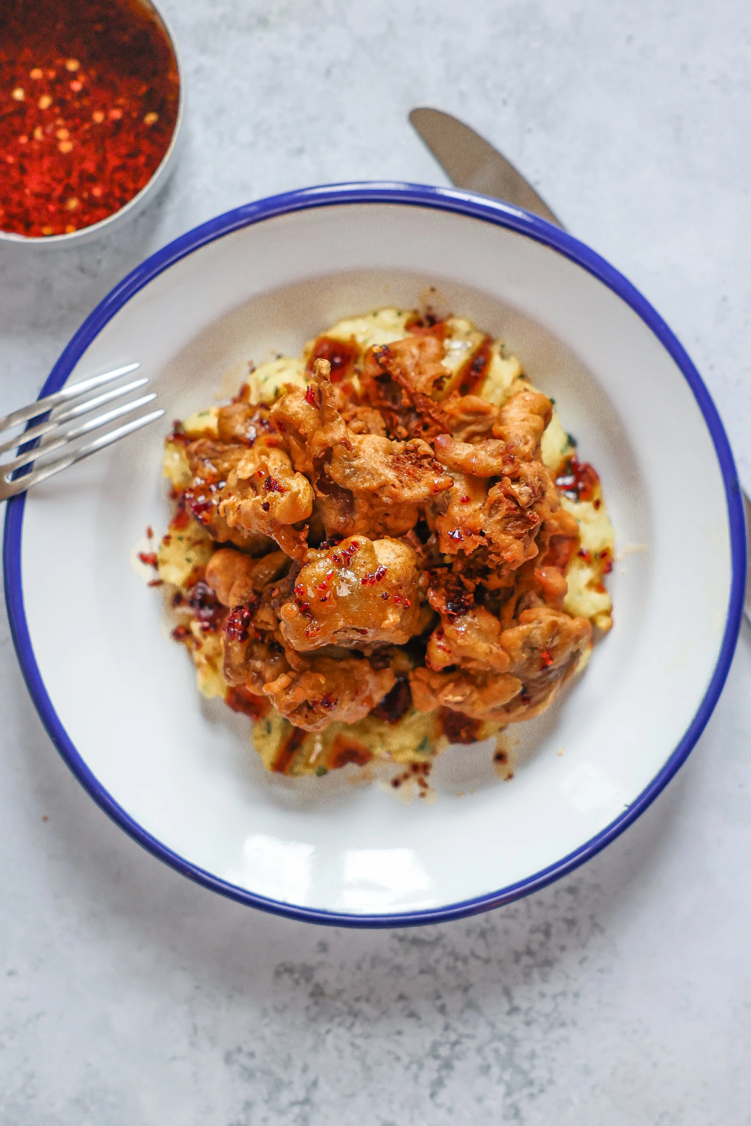 Rezept für vegane Chicken and Waffles