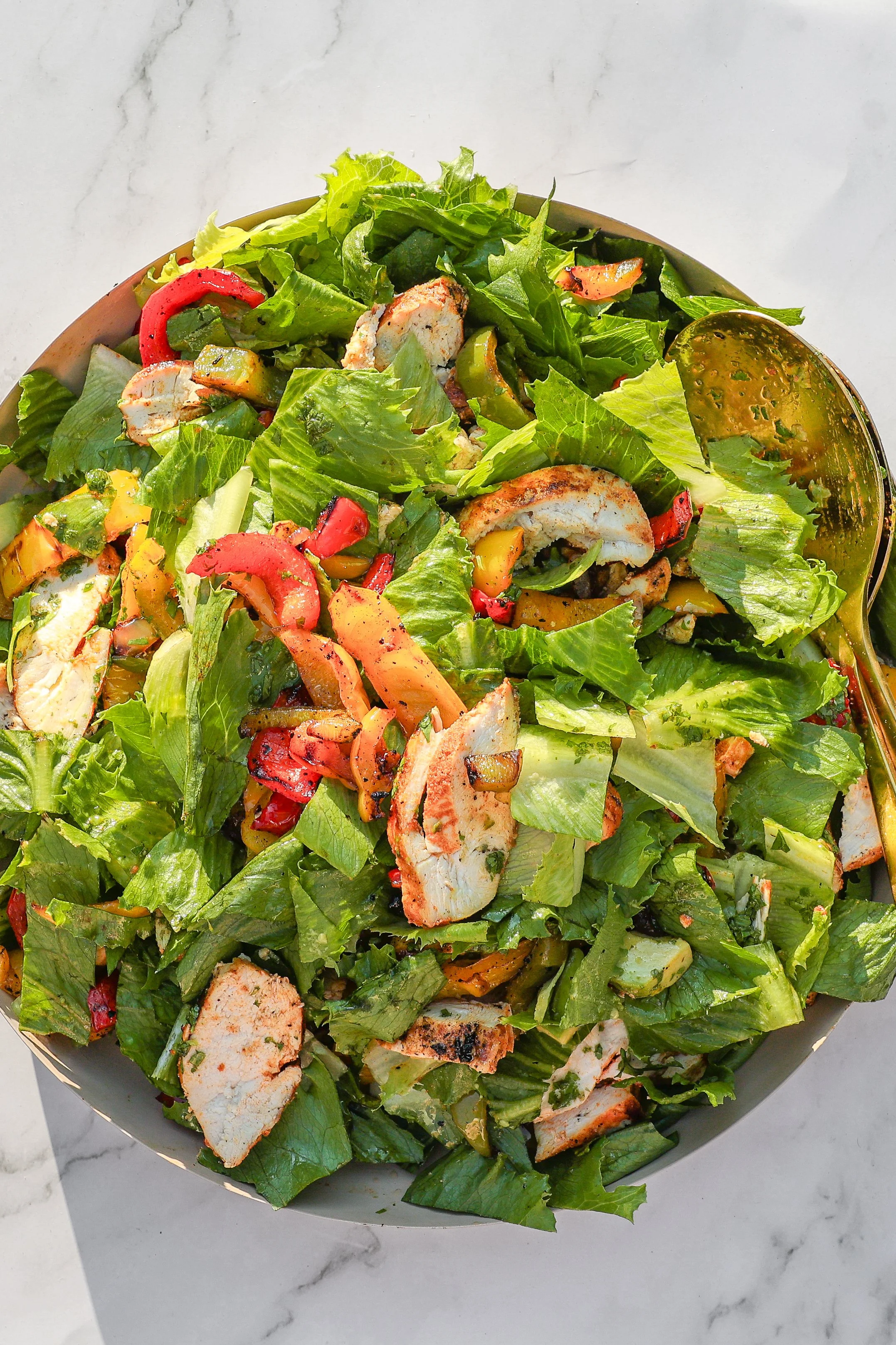 Rezept für Gegrillter Fajita-Salat