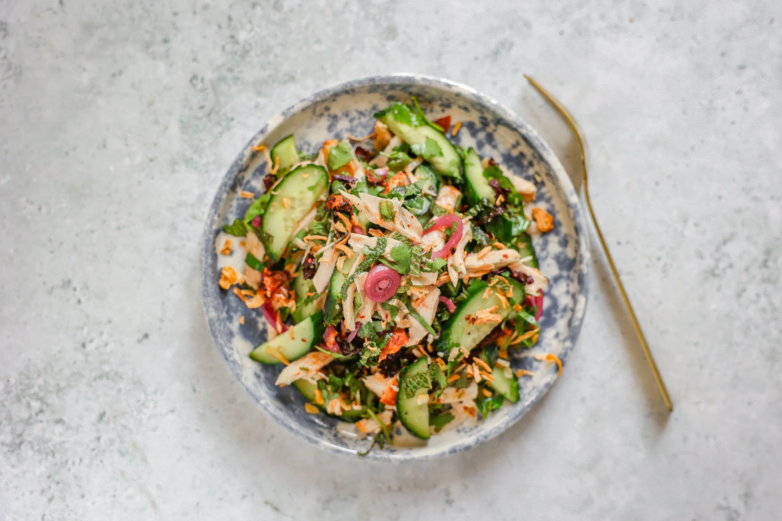 Rezept für vietnamesischen Hühnchensalat