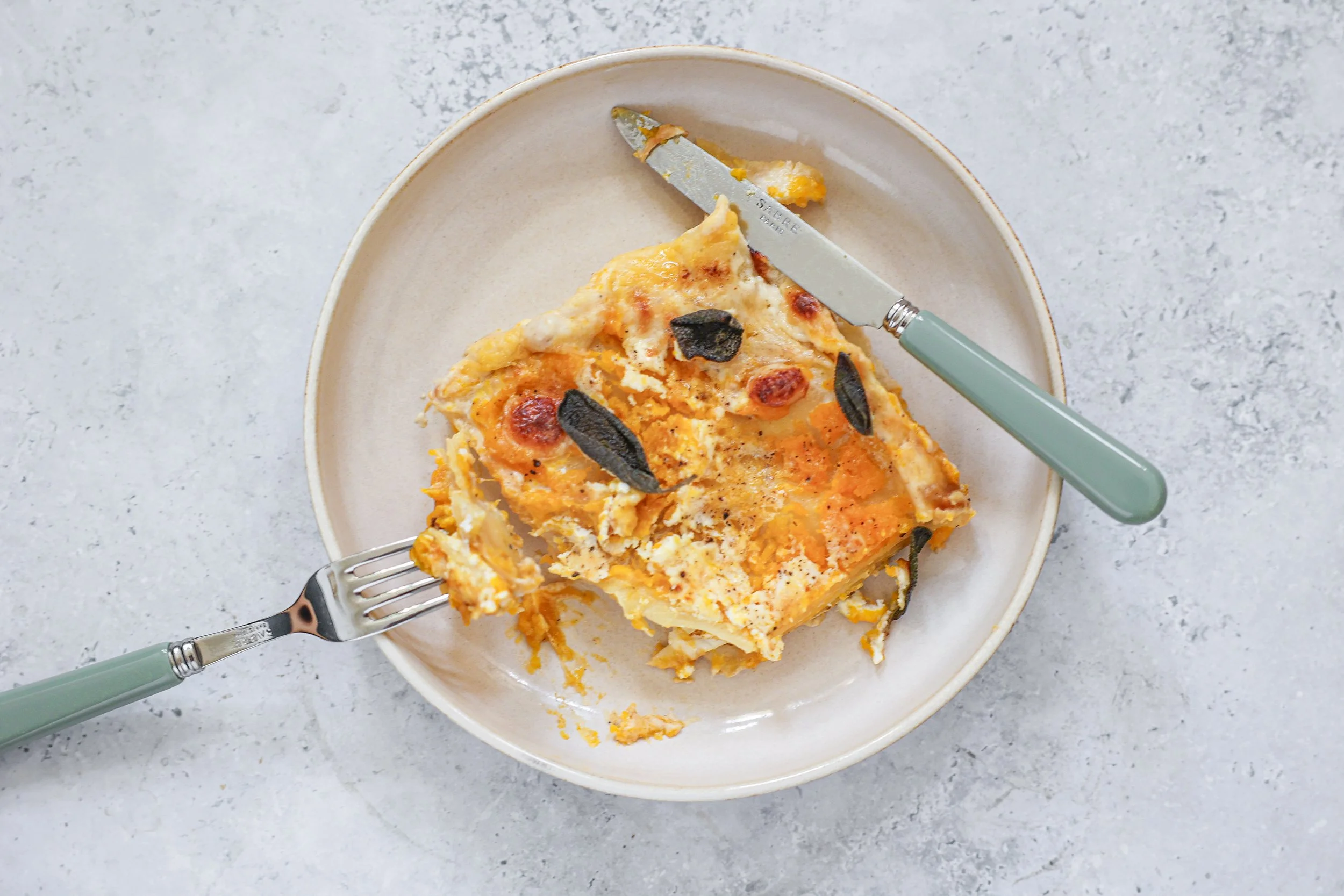 Rezept für Kürbislasagne