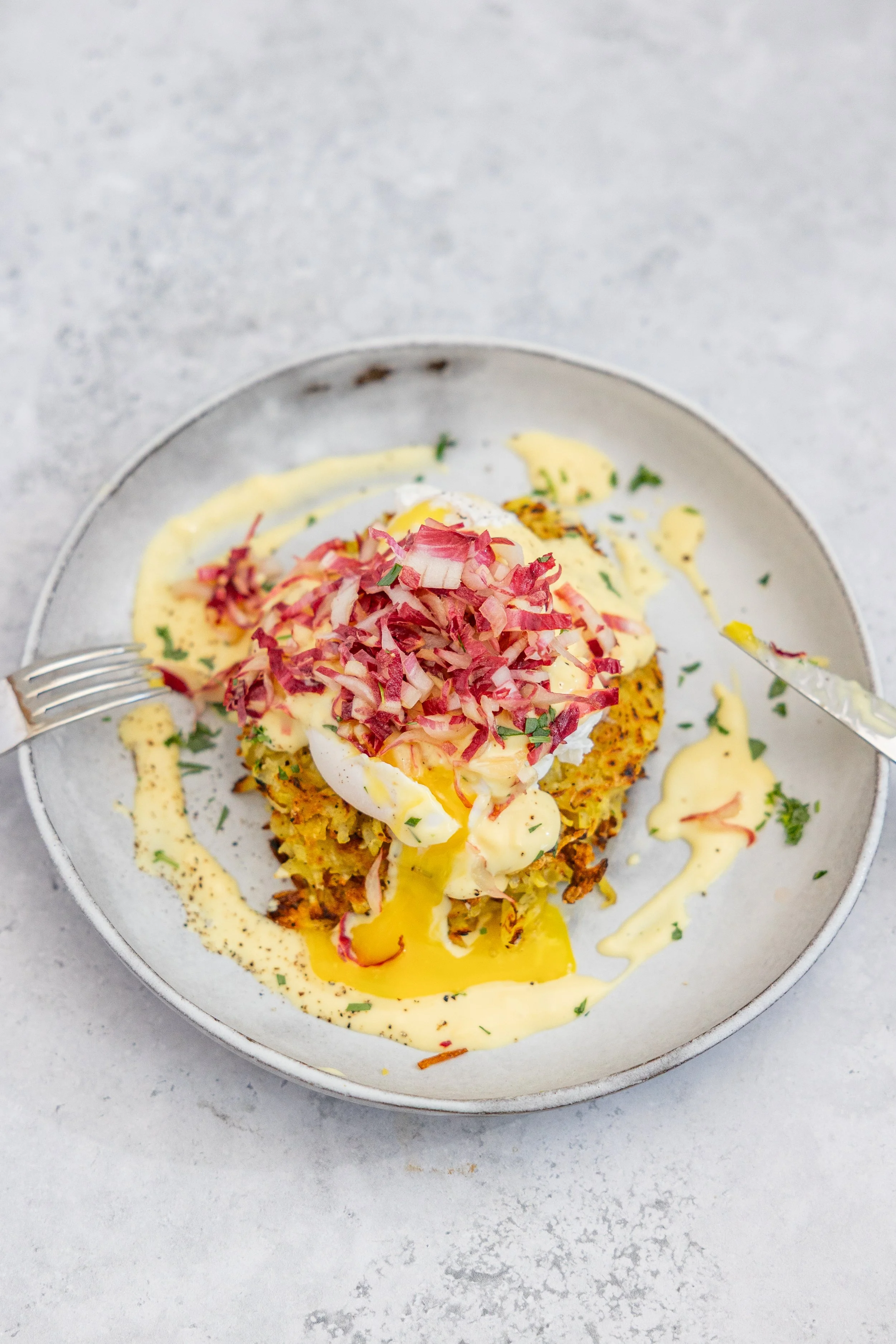 Rezept für Rösti Eggs Benedict