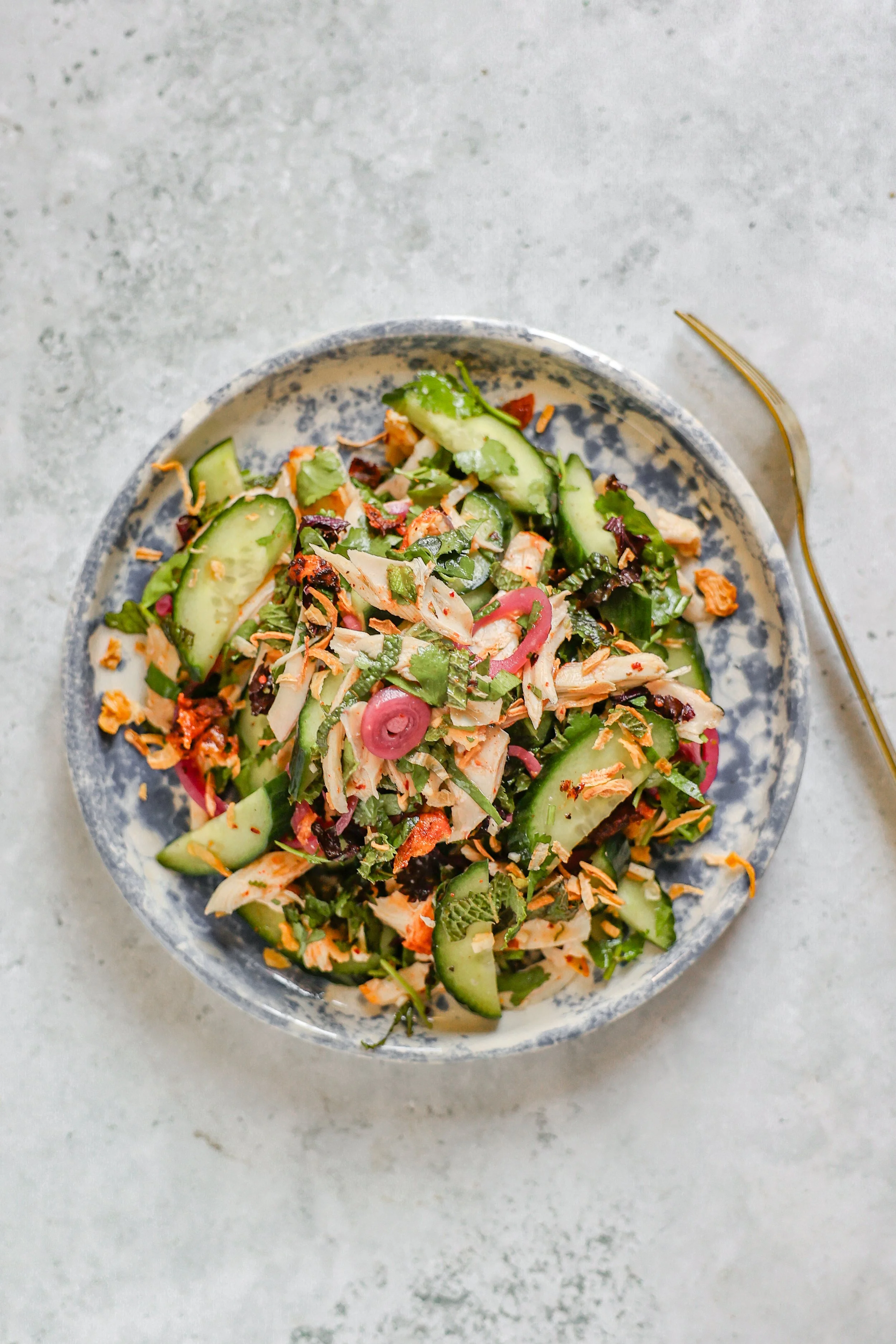No Cook Rezept ietnamesischer Hühnchen-Salat