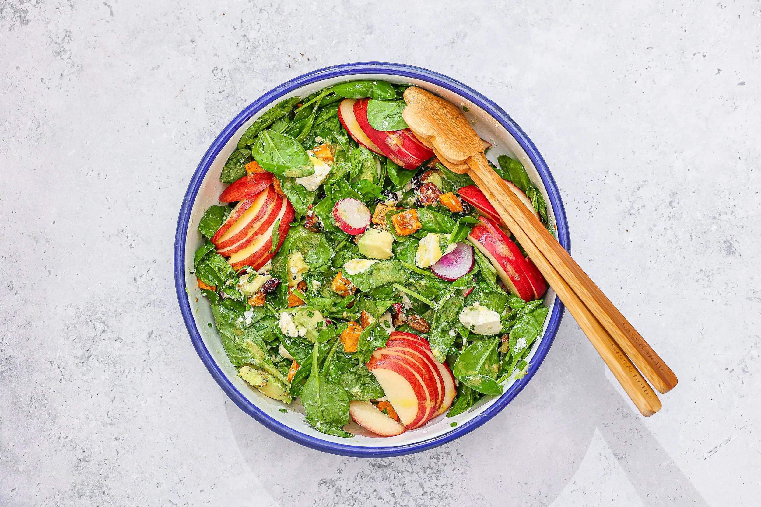 Rezept für einen herbstlichen Sattmachersalat