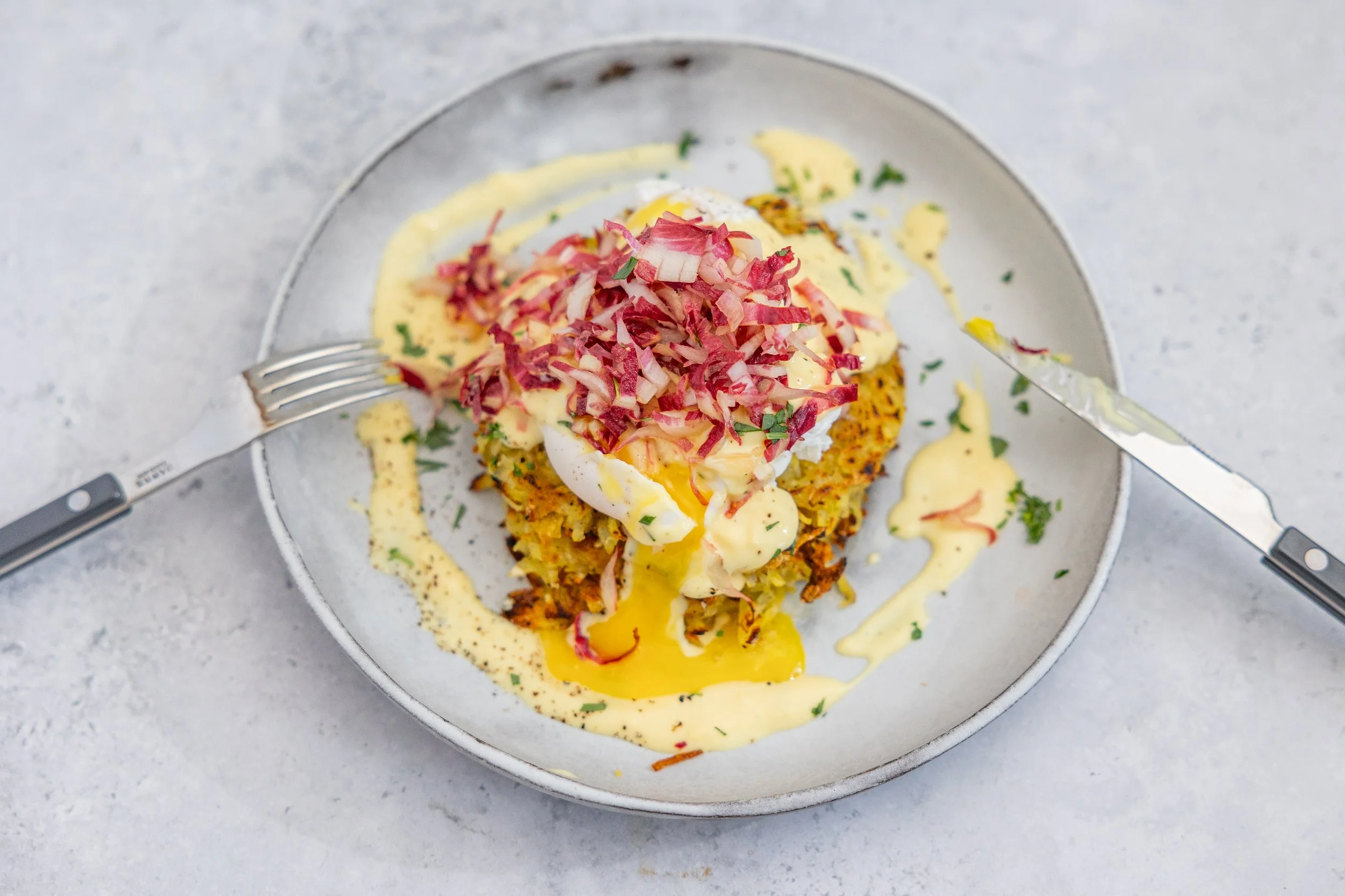 Rezept für Rösti Eggs Benedict