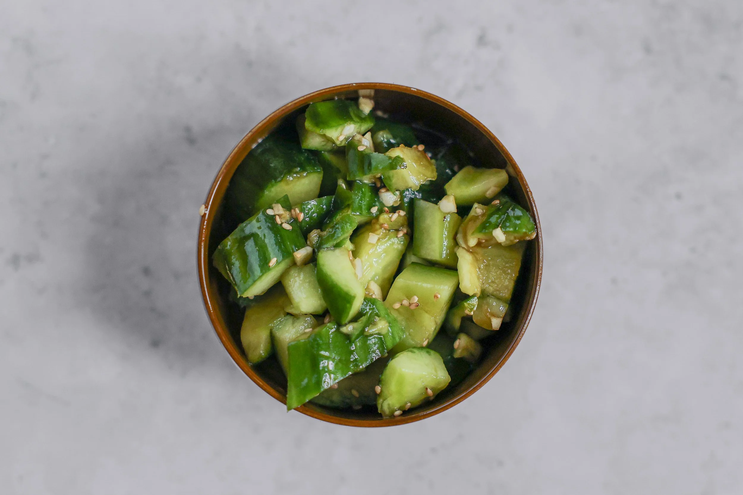 Rezept für asiatischen Gurkensalat