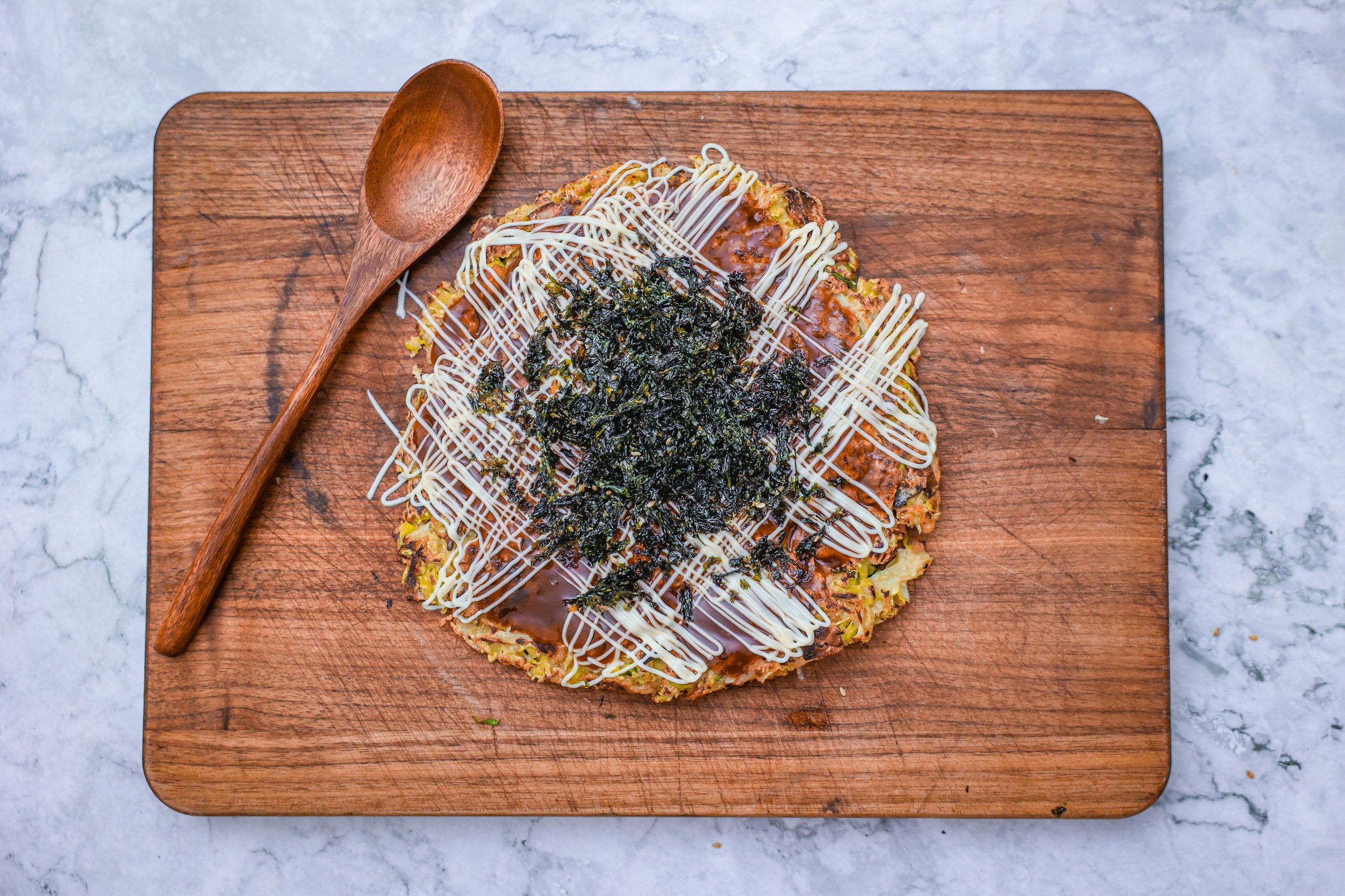 Rezept für veganes Okonomiyaki