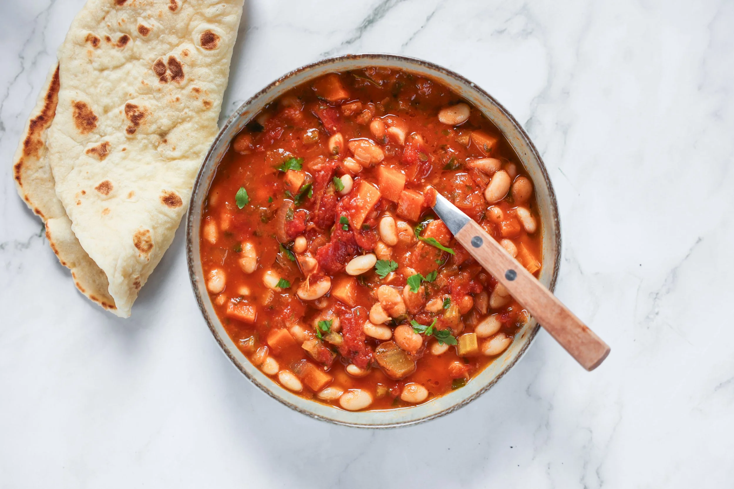 Rezept für schnelle Fasolada