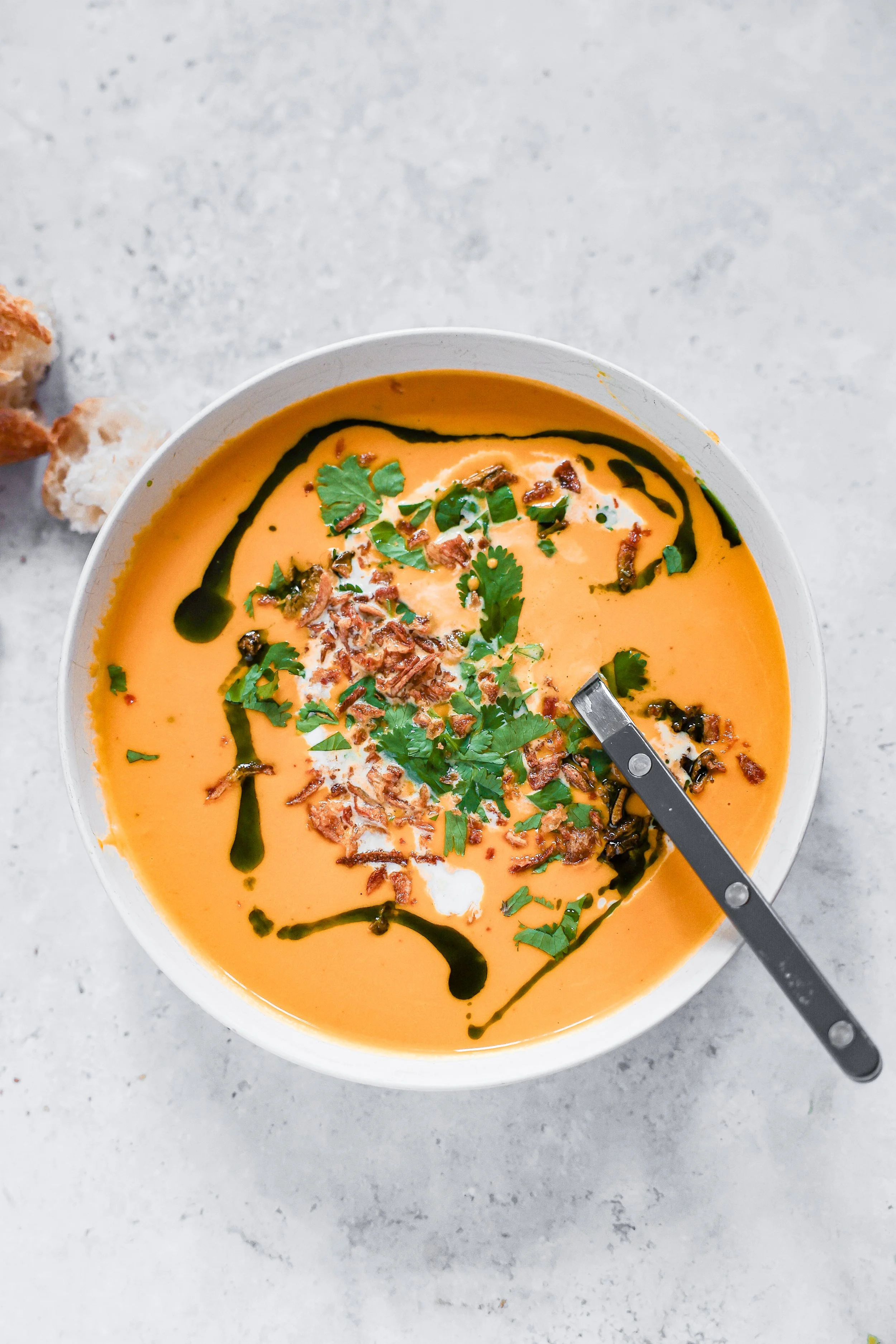 Cremige  Karotten-Ingwer-Suppe