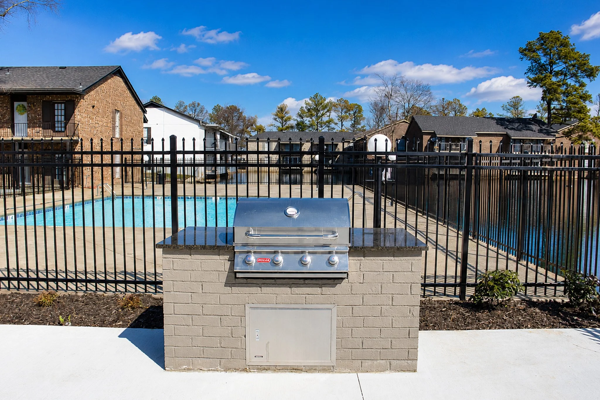 Grilling station.