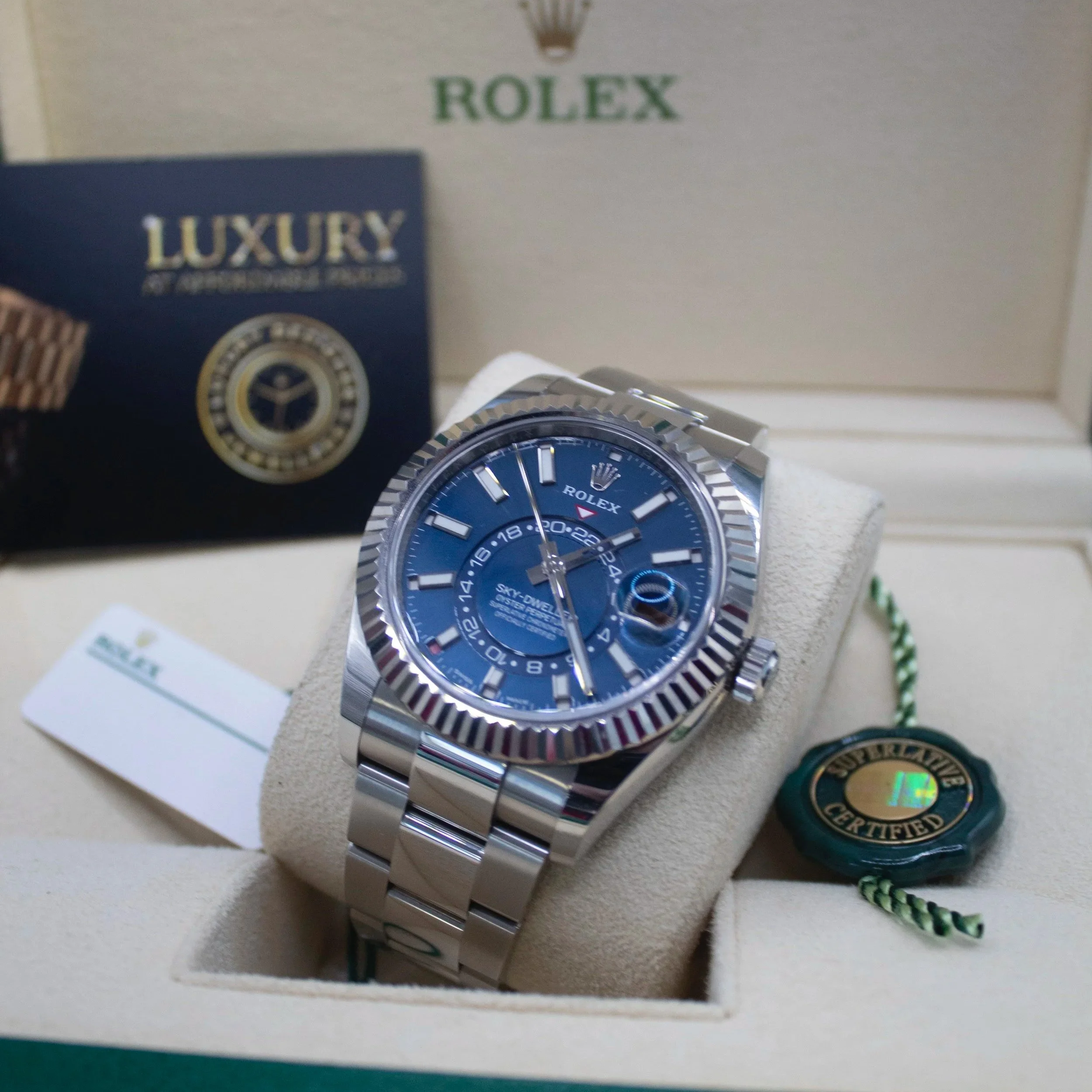 SOLD - Rolex Sea-Dweller | Blue Dial Fluted Bezel