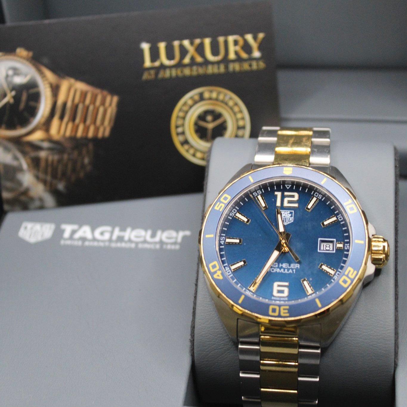 Tag Heuer Formula 1 Discontinued Model, RARE - Gold/Blue