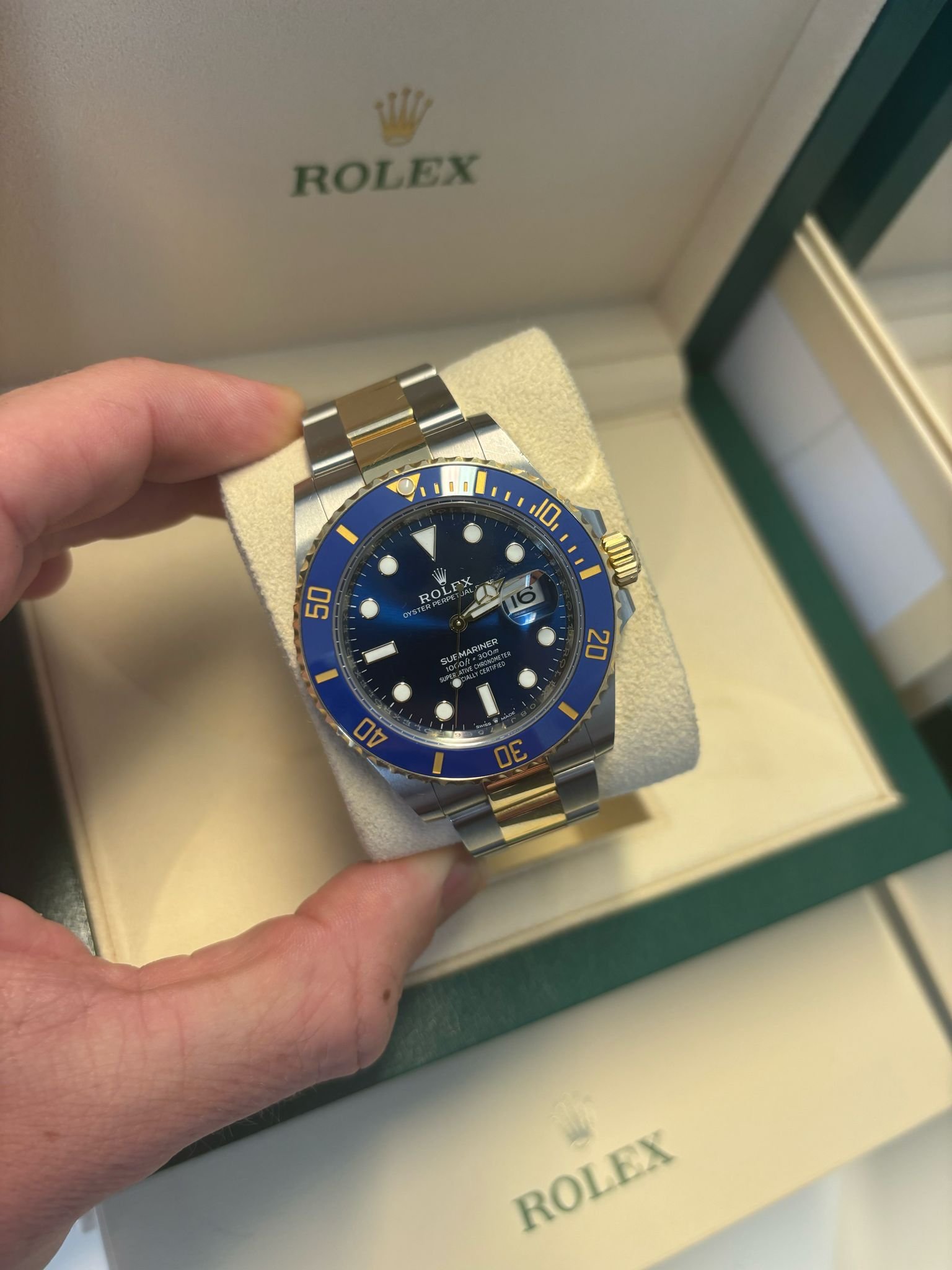 Rolex Submariner 41mm Steel & 18k Yellow Gold – Blue Dial (Bluesy)