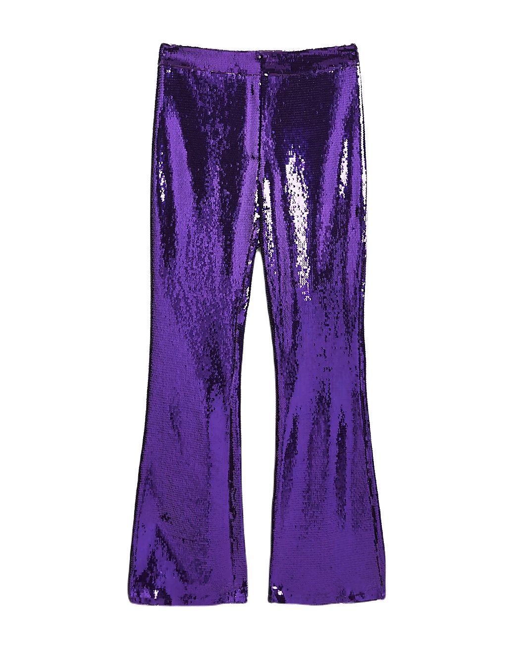 Purple flared sequin pants.jpeg