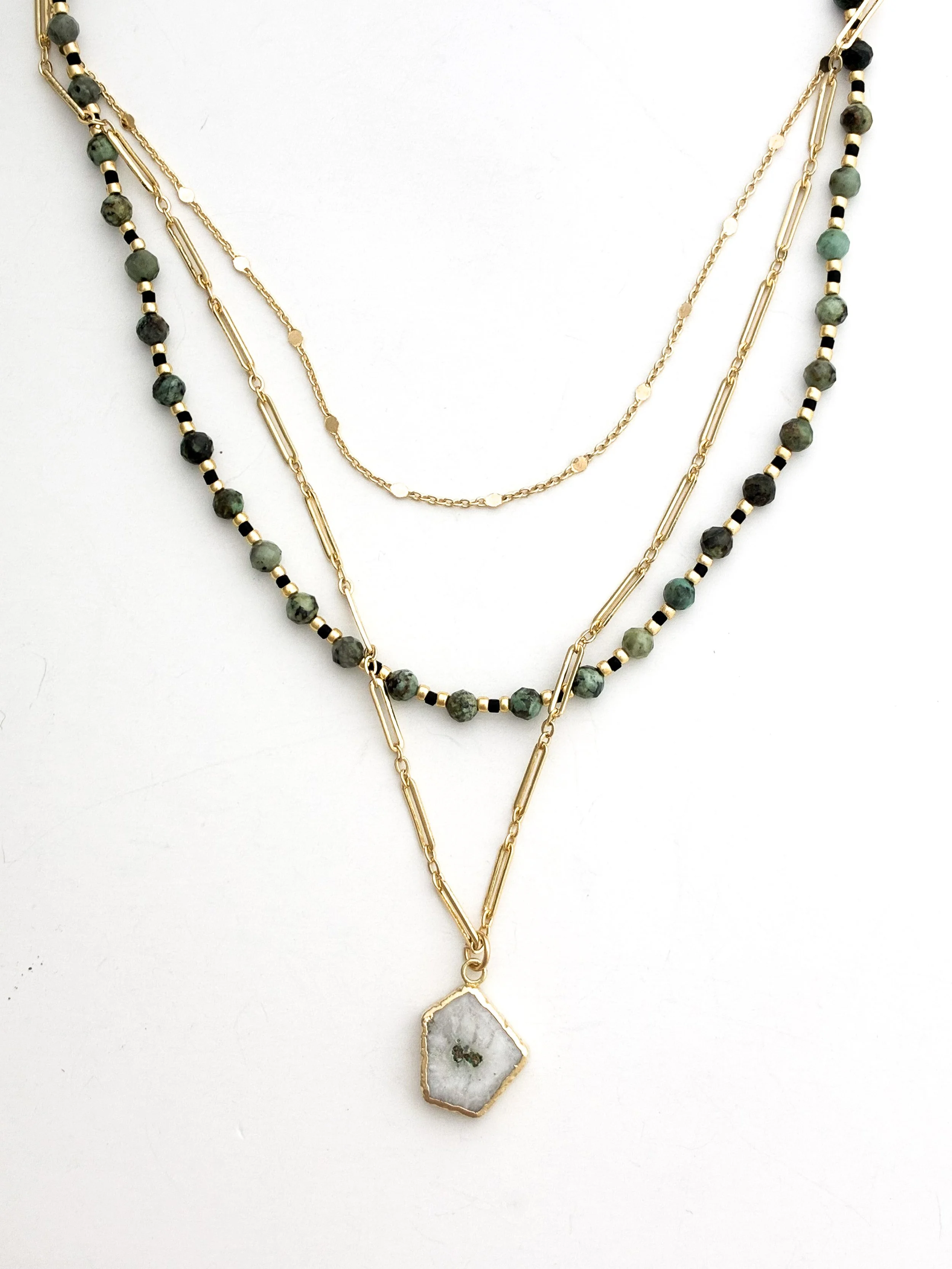 Top, Pop, Drop Stacker Necklaces